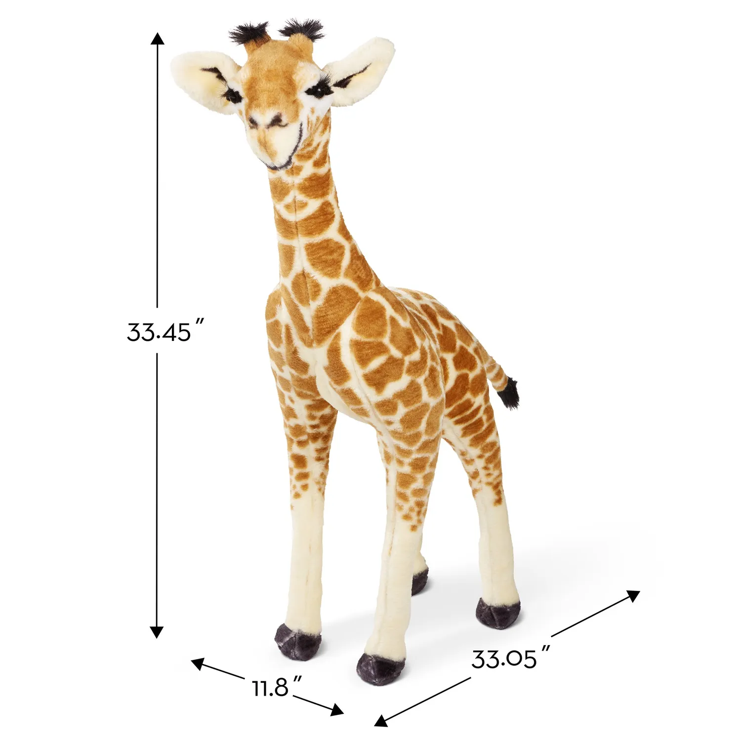 Melissa & Doug Baby-Giraffe Plüschtier stehend 90 cm