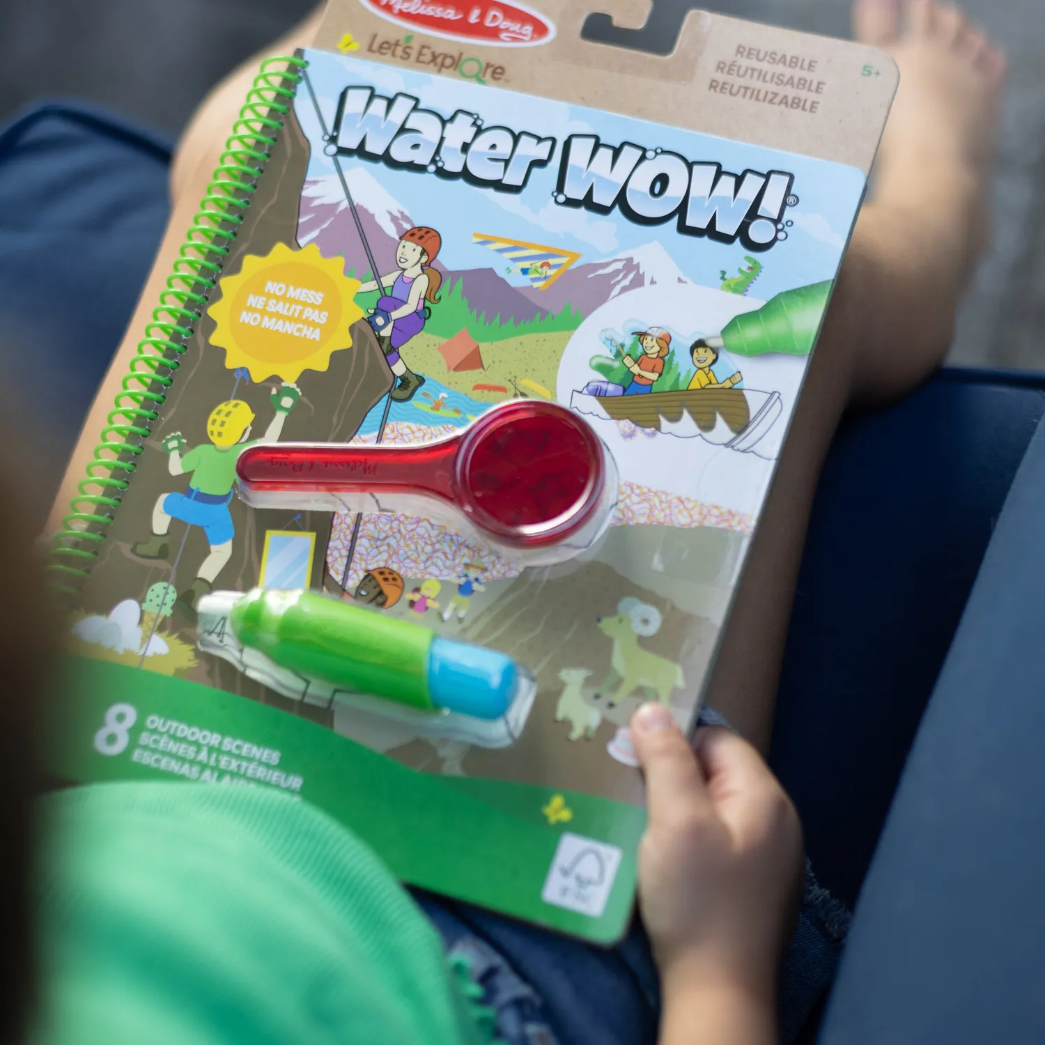 Melissa & Doug Let's Explore Water Wow Malbuch Outdoor