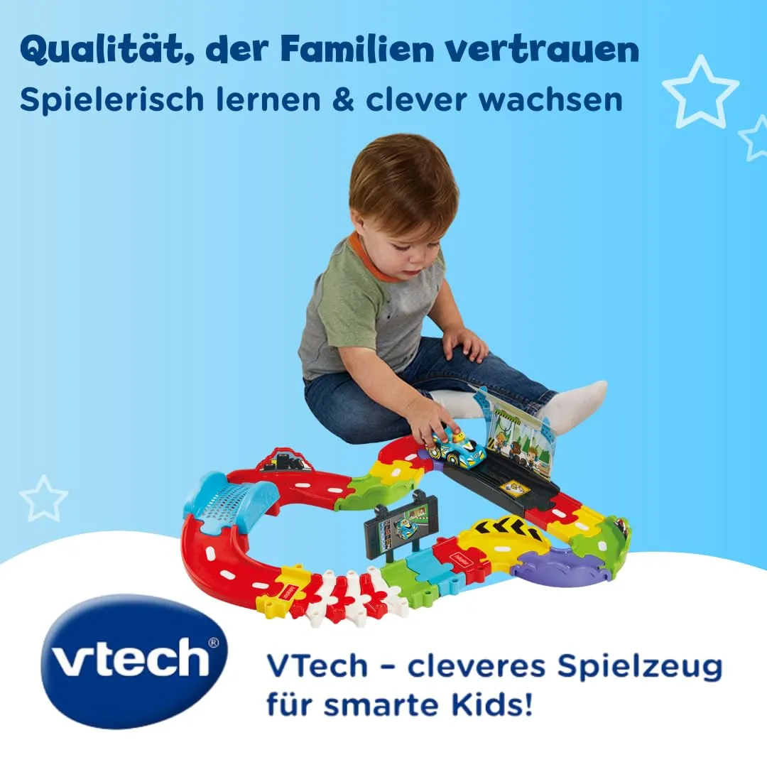 Vtech Tut Tut Baby Flitzer Kleine Rennstrecke mit Sportwagen Sound