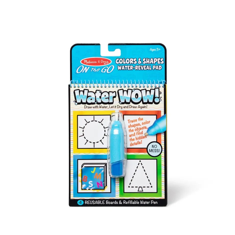 Melissa & Doug Water Wow! Malbuch Farben Formen Wasserstift