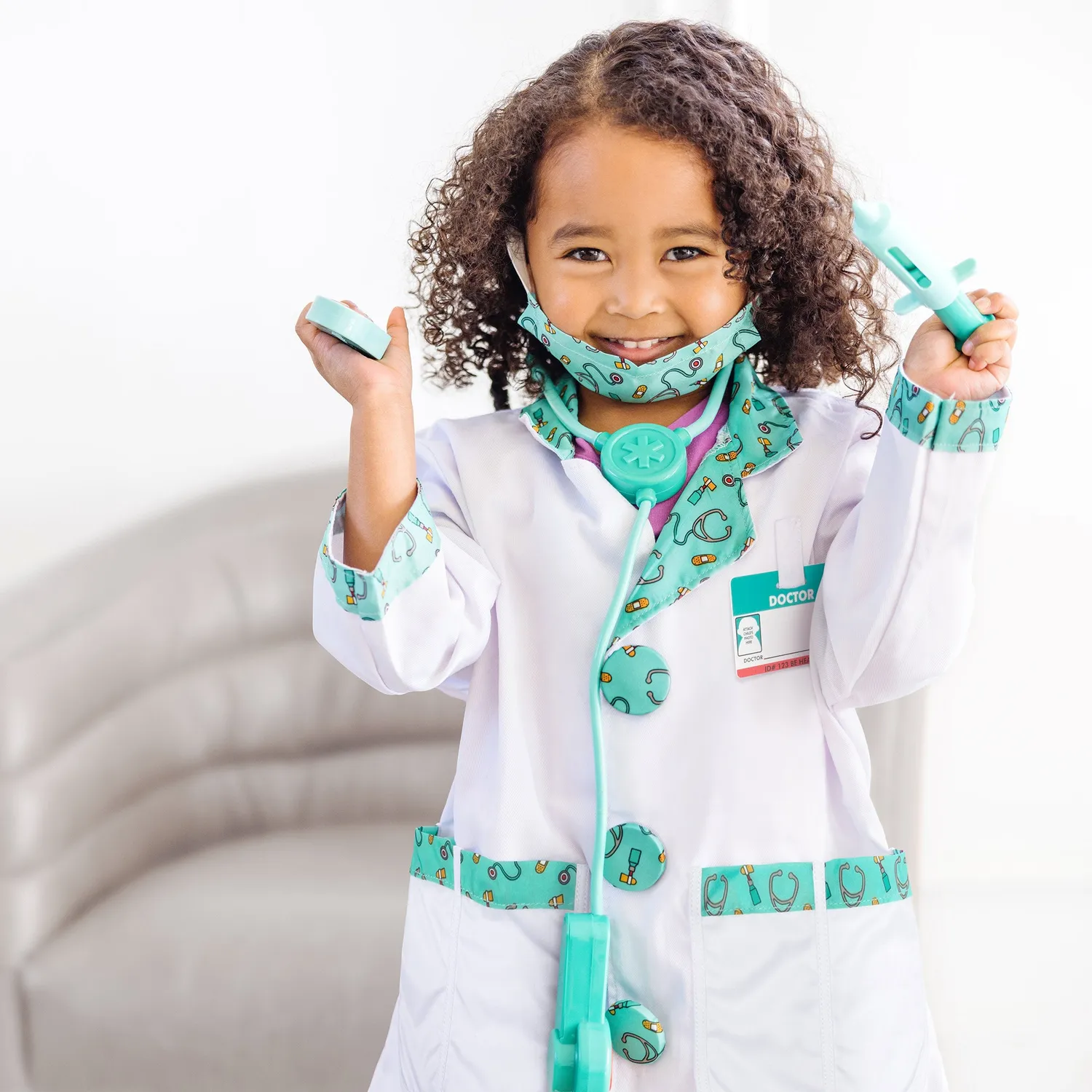 Melissa & Doug Doctor Costume Arztkostüm Verkleidung 3-6 Jahre