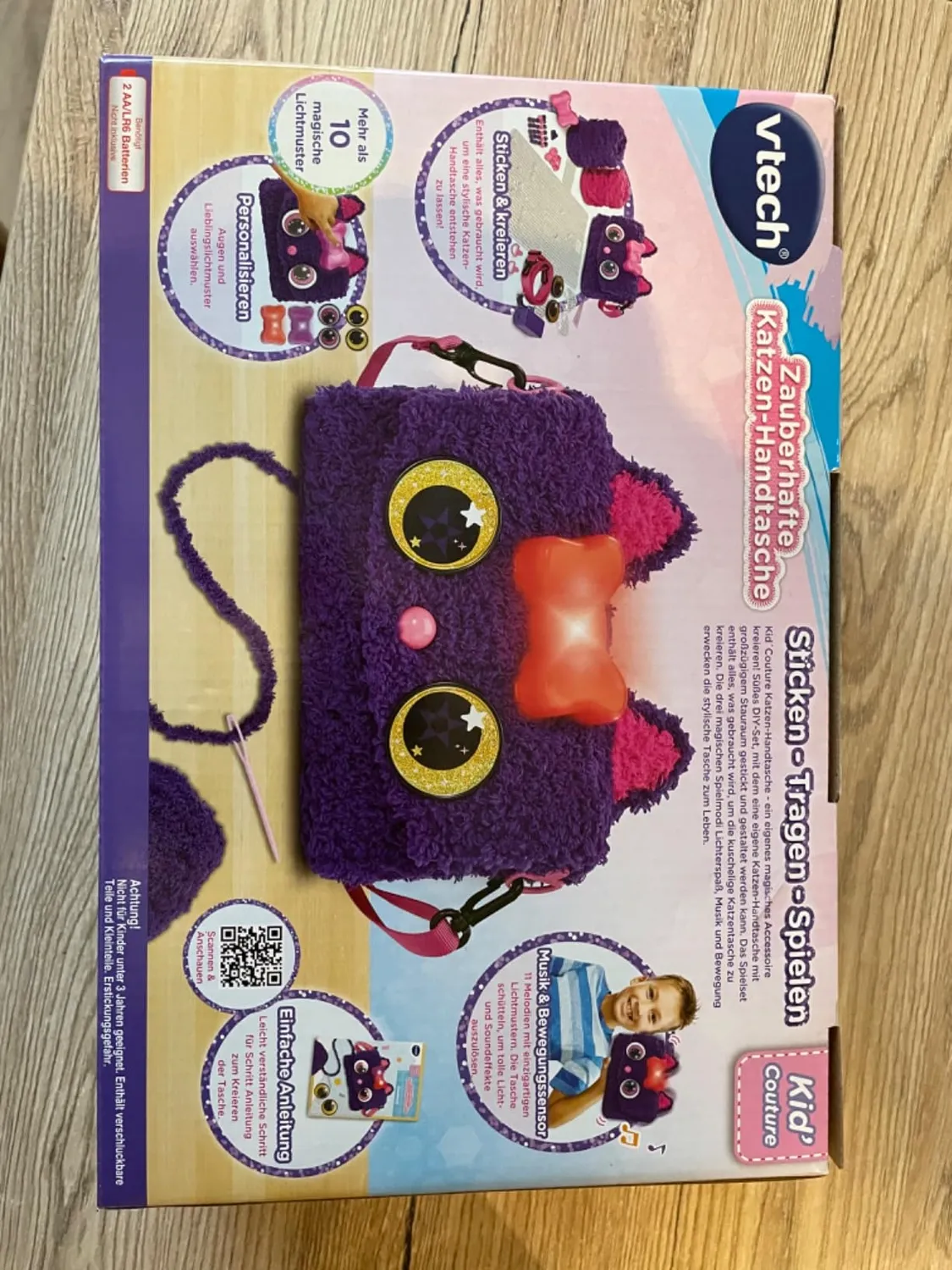 VTech Kid'Couture Einhorn-Handtasche DIY-Stickset mit Licht