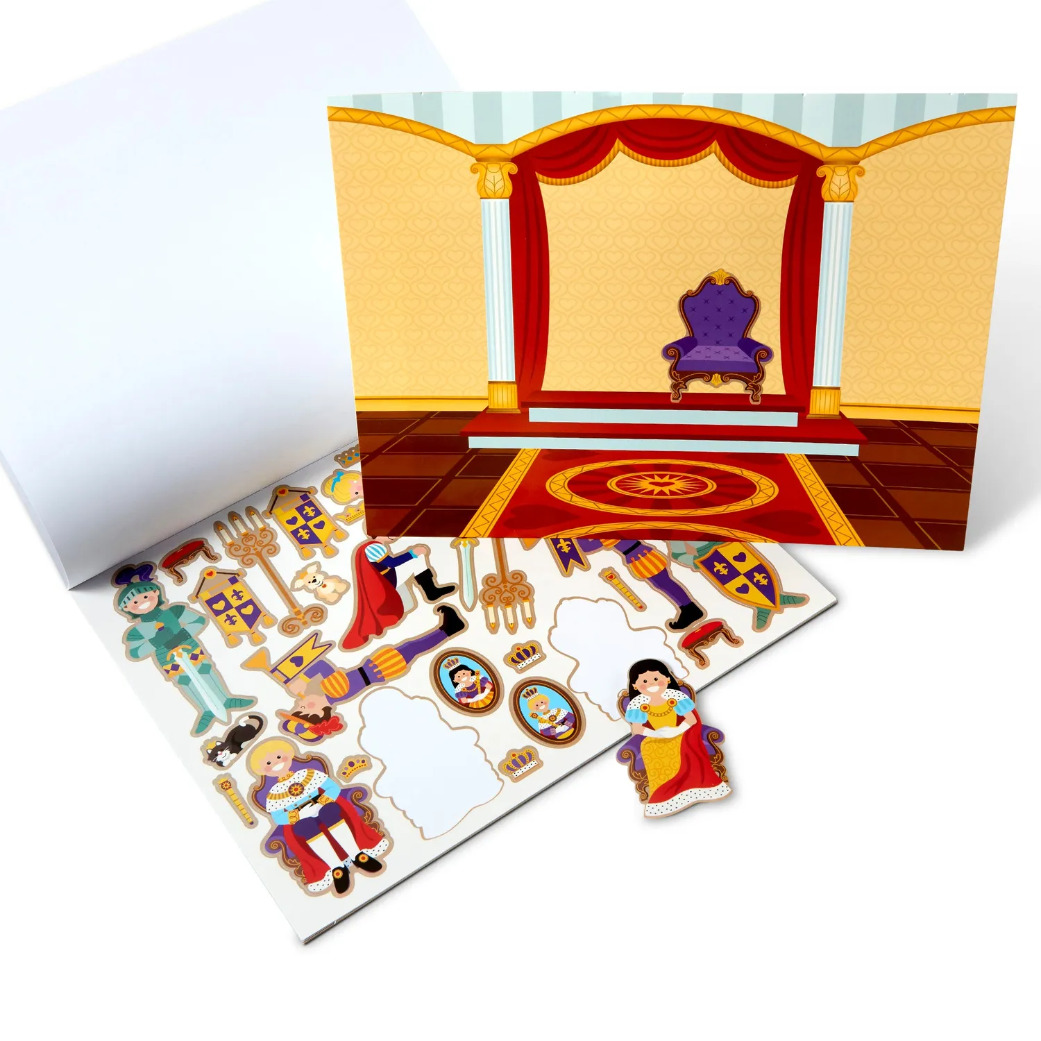 Melissa & Doug Princess Castle Stickerheft wiederverwendbar