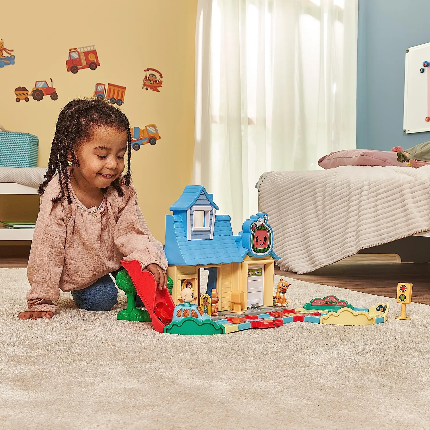 VTech Tut Tut Baby Flitzer Cocomelon JJs Spielhaus Schienenset