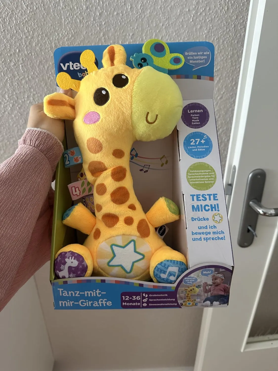 VTech Baby Tanz-mit-mir-Giraffe Plüschtier mit Musik