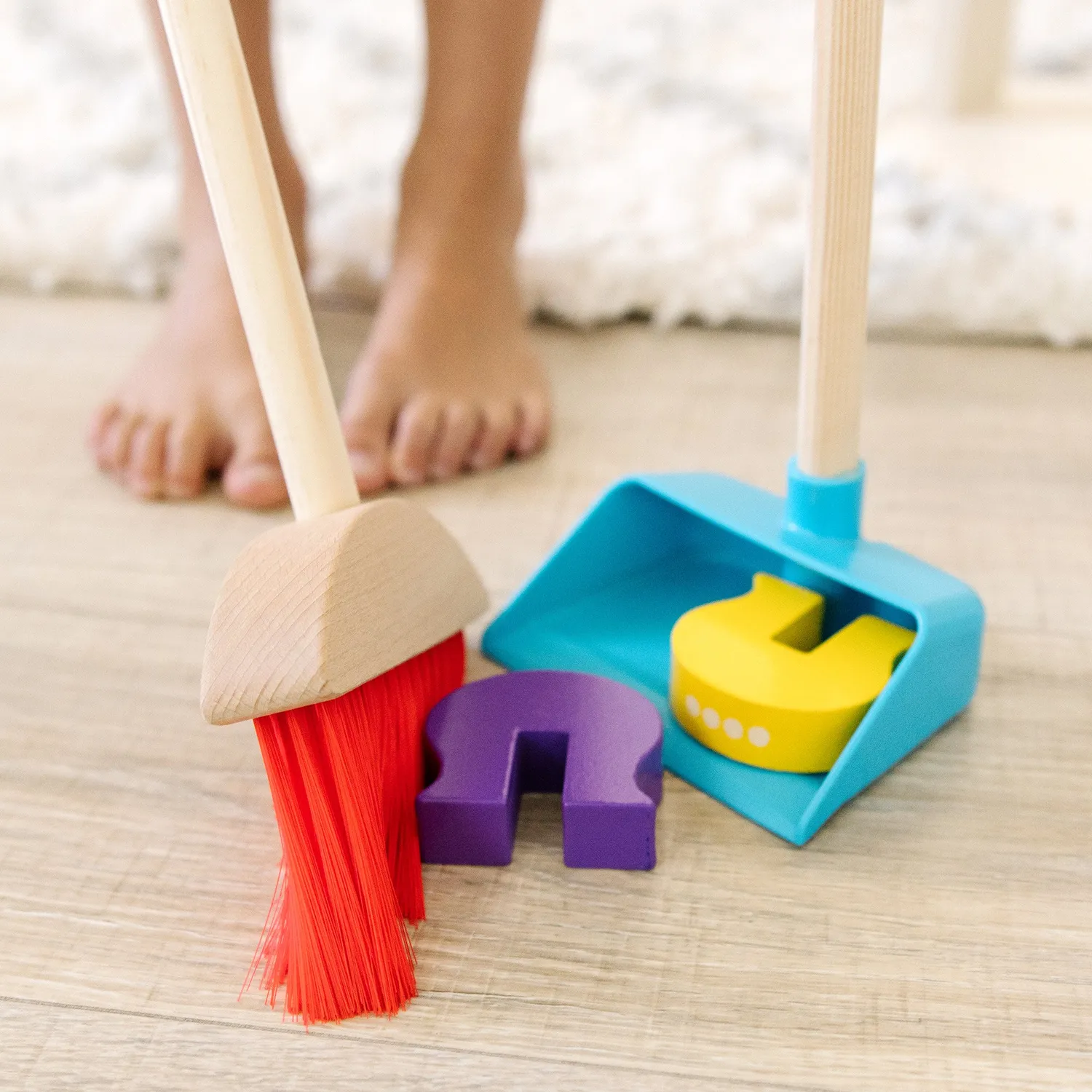 Melissa & Doug Deluxe Sparkle & Shine Putzset Holz 9-teilig