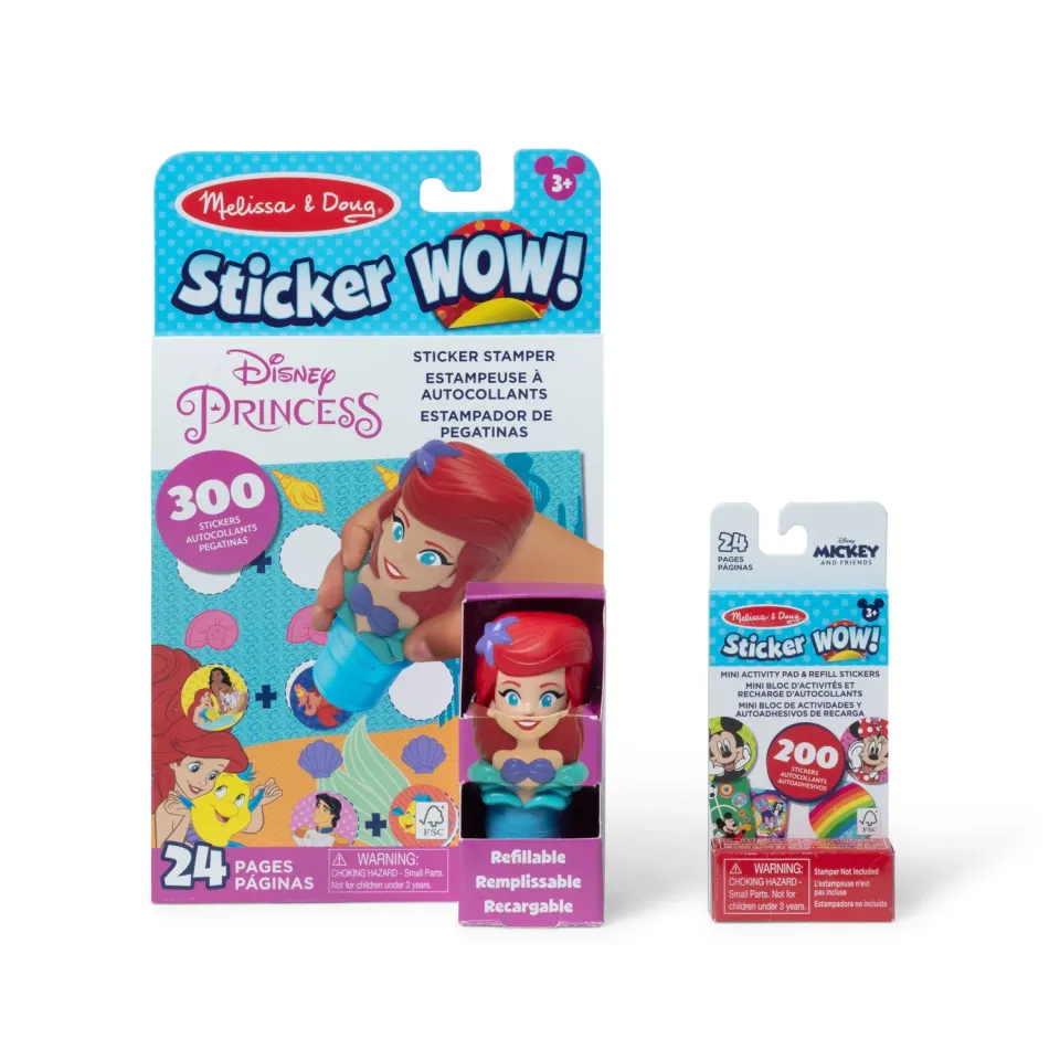 Melissa & Doug Sticker WOW Ariel Sticker-Stempel Bundle 500