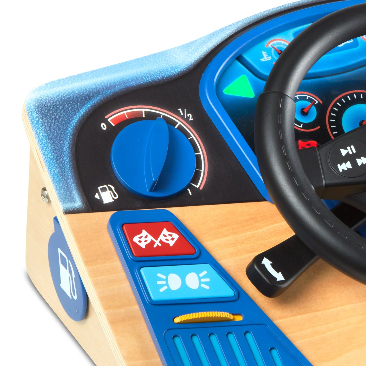 Melissa & Doug Vroom & Zoom Dashboard Lenkrad Holz