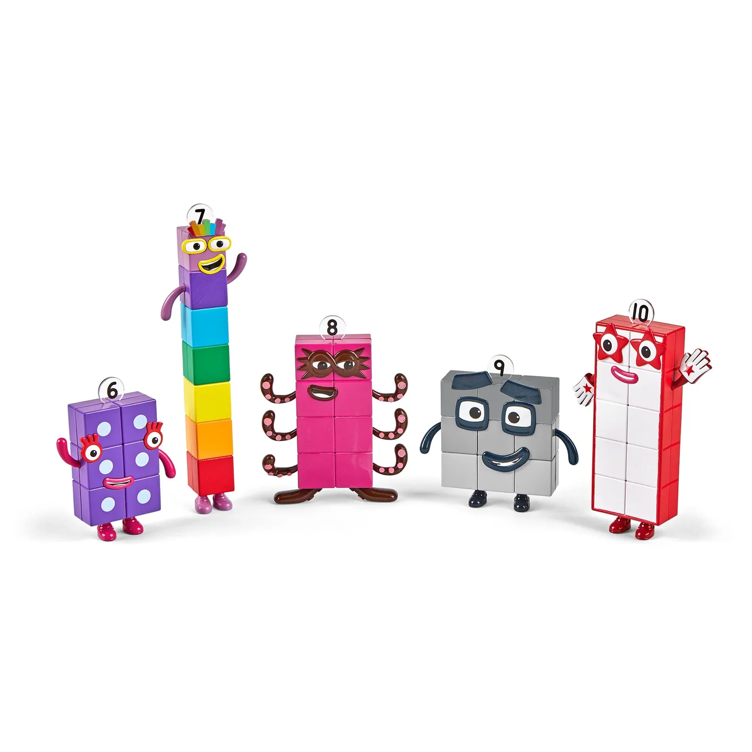 Learning Resources Numberblocks Freunde Sechs bis Zehn Spielfiguren 5er Set