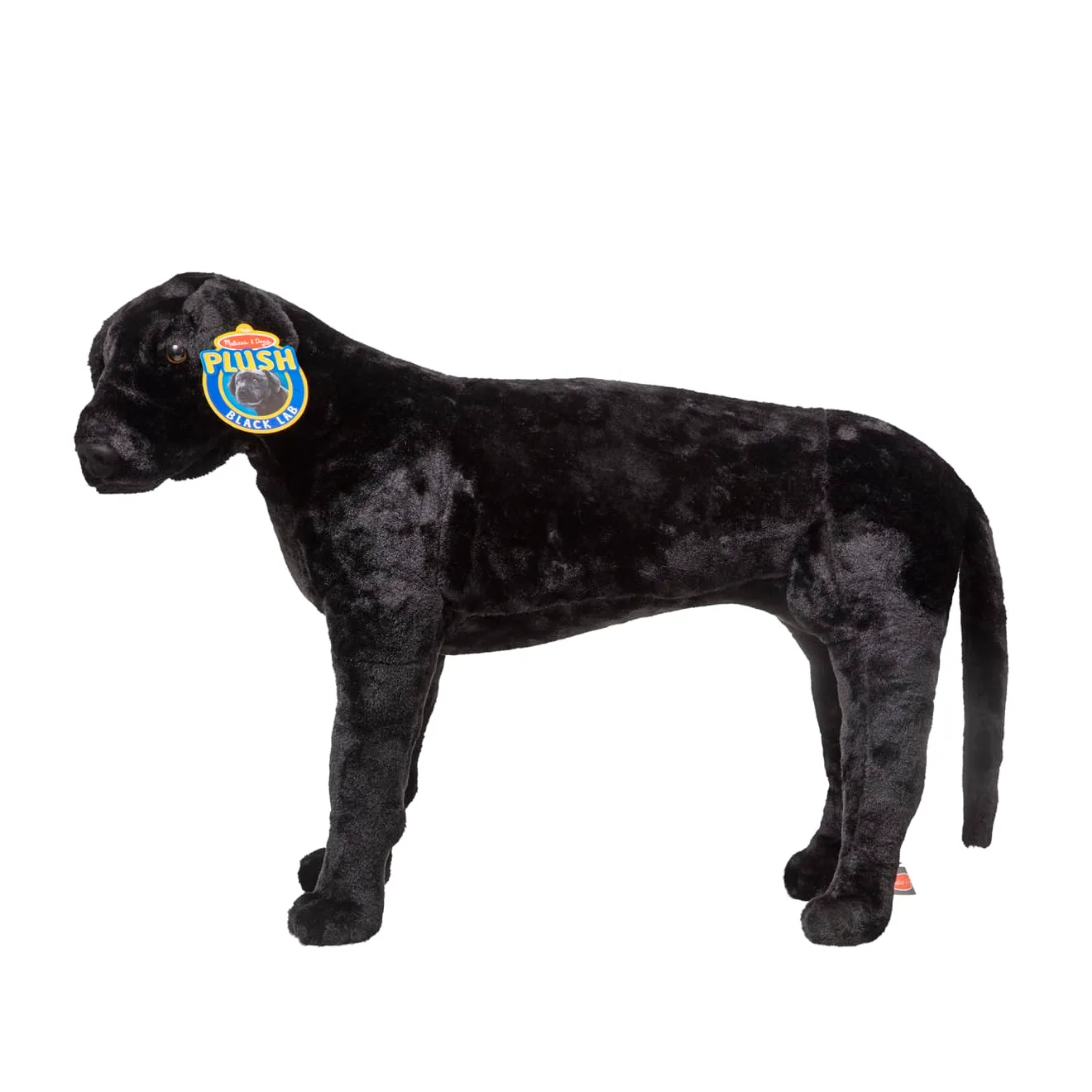 Melissa & Doug Black Lab Plüschtier Riesig schwarzer Labrador