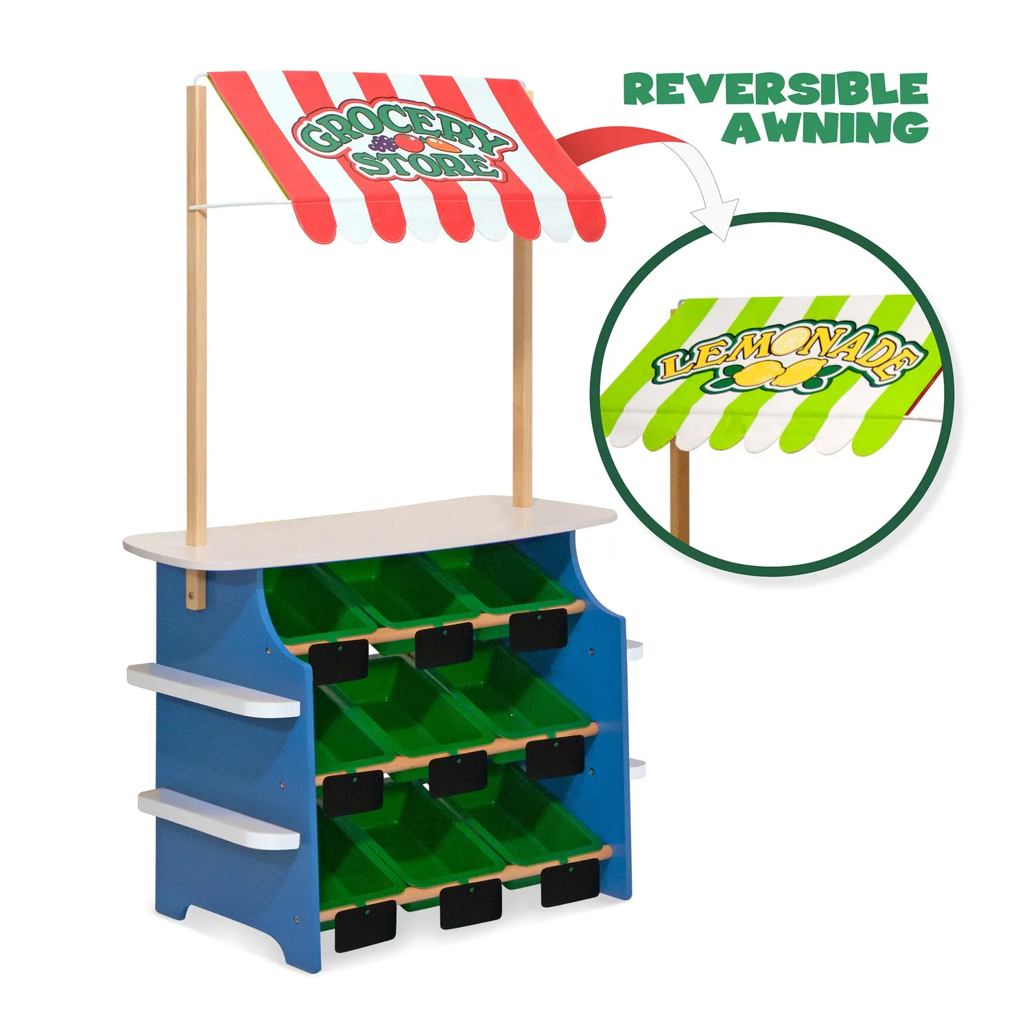 Melissa & Doug Kaufladen Limonadenstand Holz 2in1 ab 3 Jahren