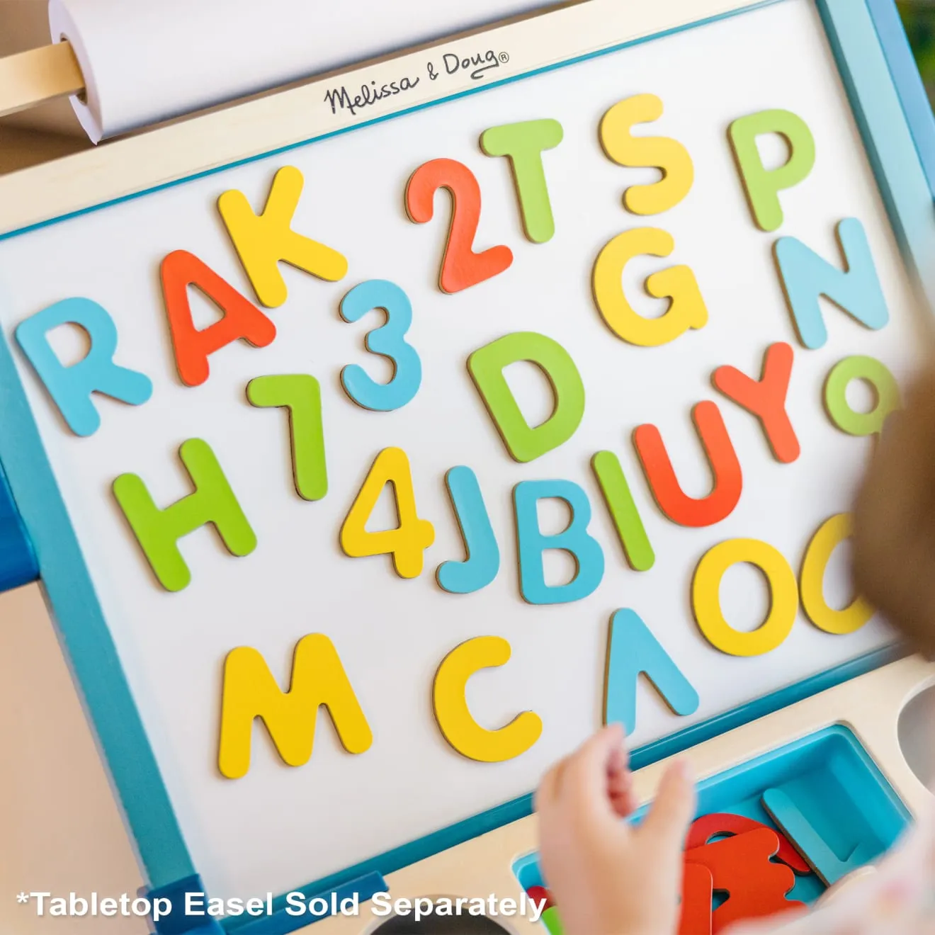 Melissa and Doug Magnetic Letters & Numbers Magnetbuchstaben Holz Set