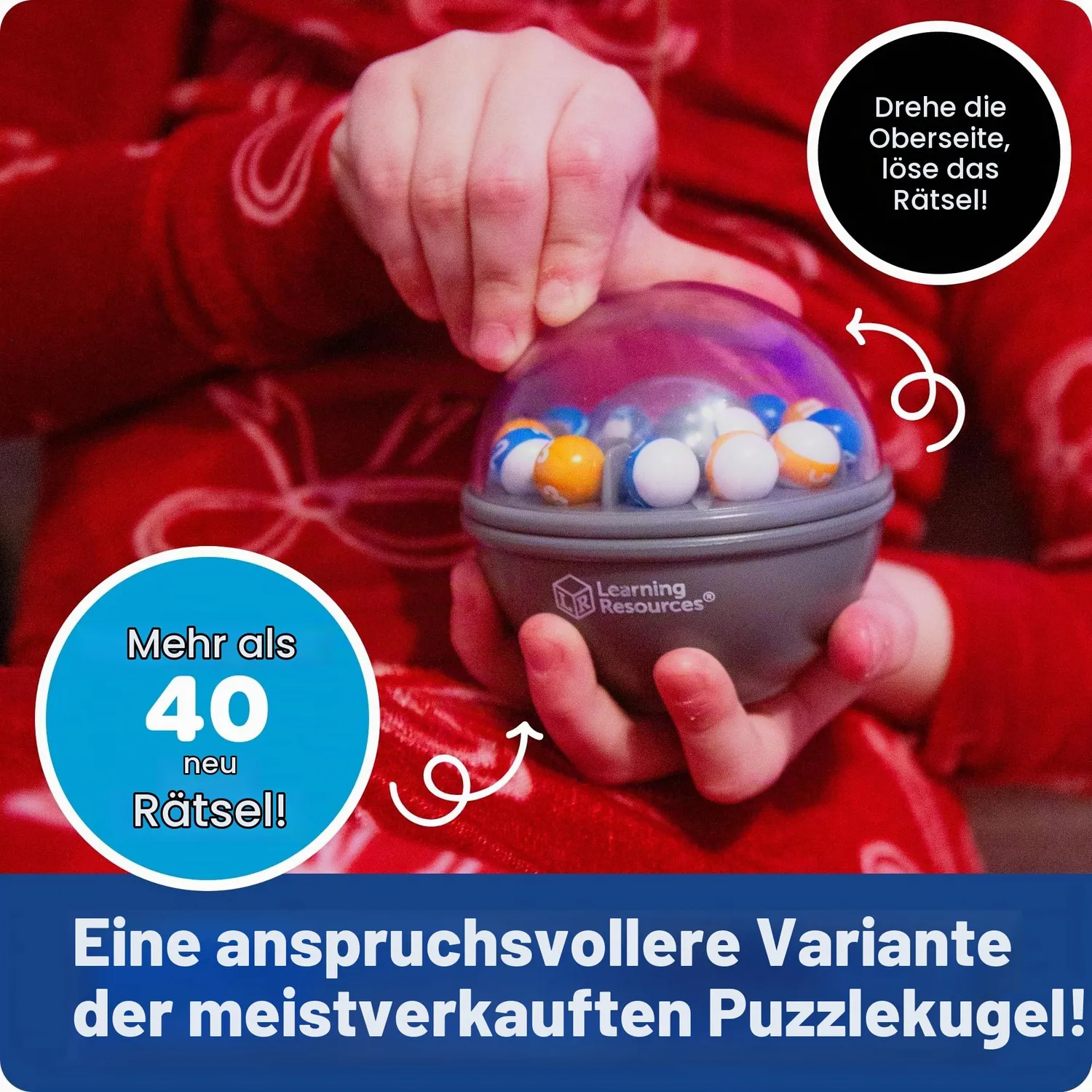 Learning Resources Scramboozle Number Jumble Puzzleball ab 6