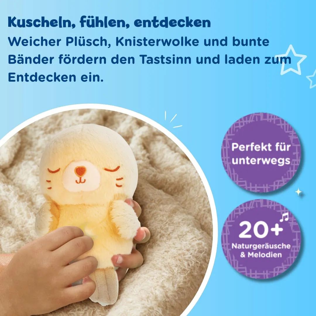 VTech Kuschel-Robbi Kuscheltier mit Licht Musik für Babys