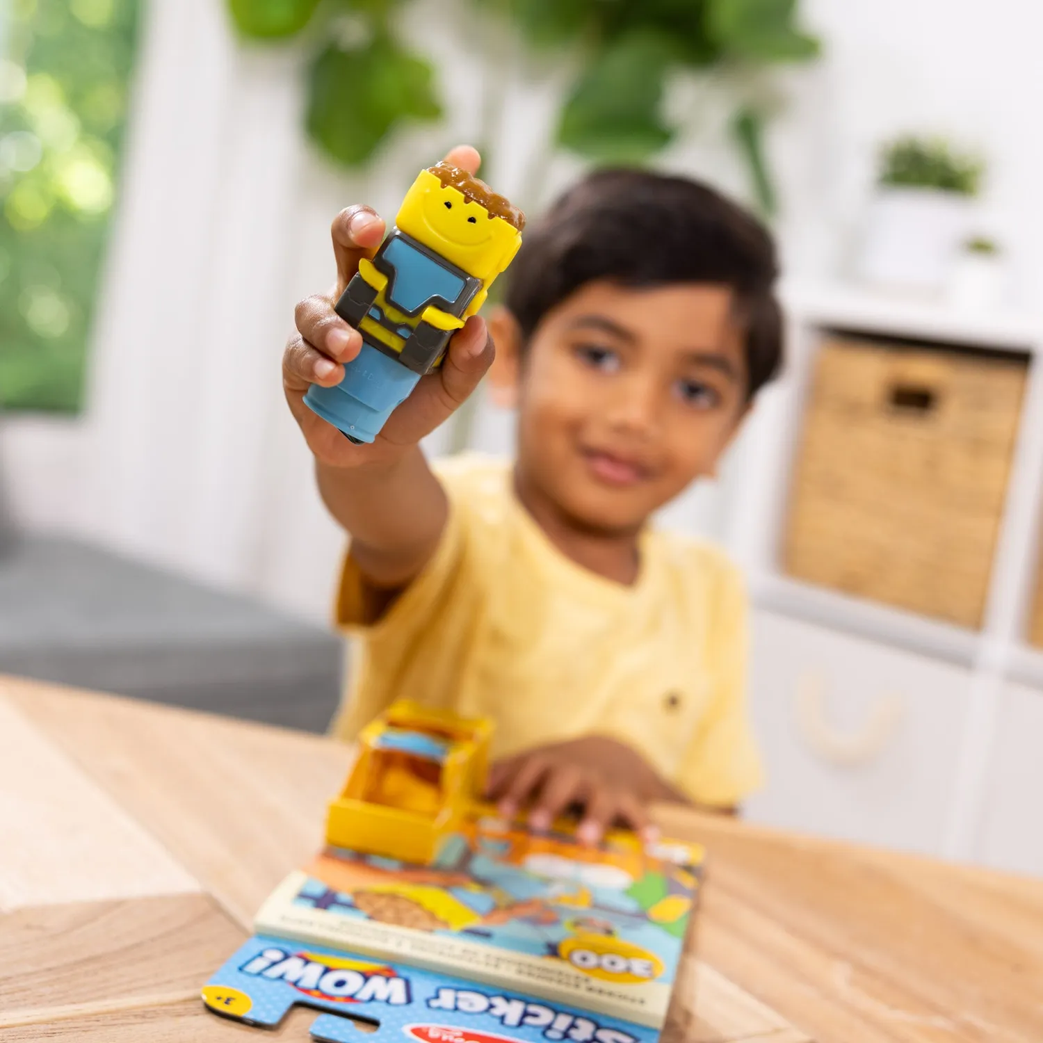 Melissa and Doug Sticker WOW Bulldozer Sticker-Set Bundle 500