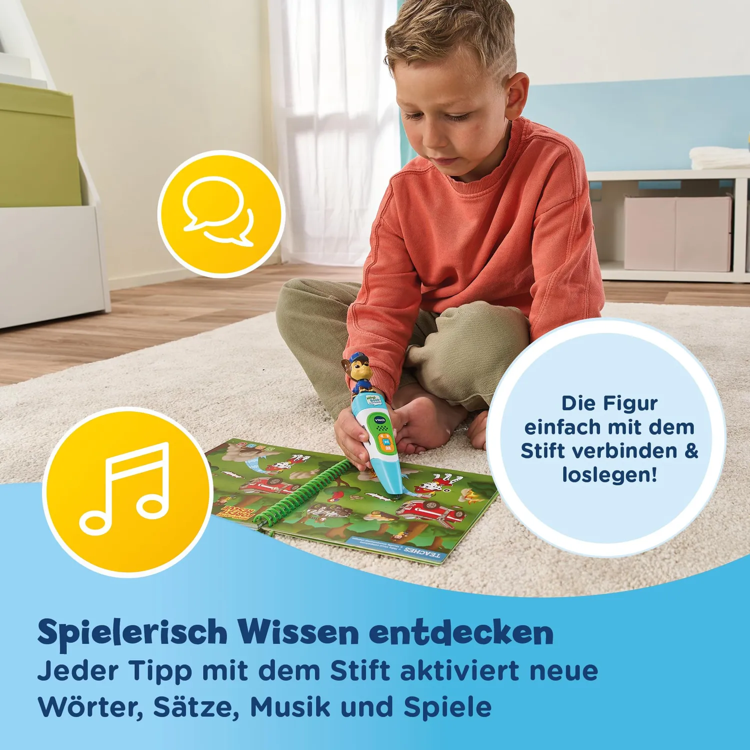 VTech MagiBook PAW Patrol Buch Lernstufe 2 Chase 4-6 Jahre