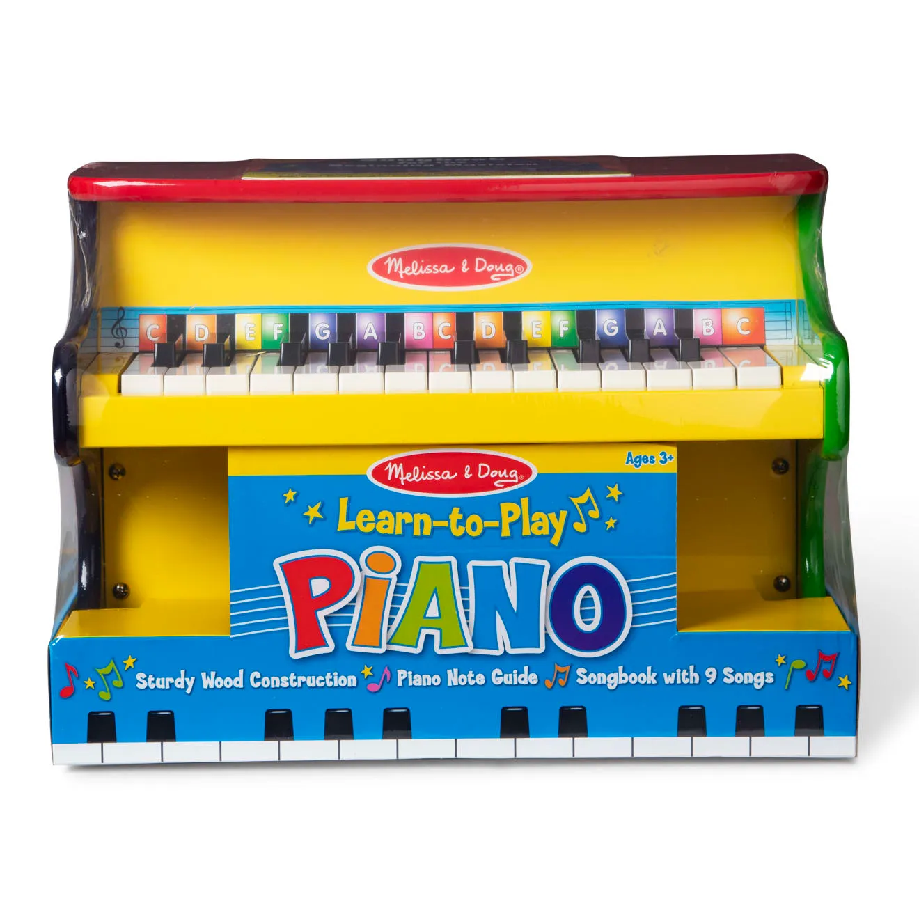 Melissa & Doug Learn-to-Play Klavier 25 Tasten Holz