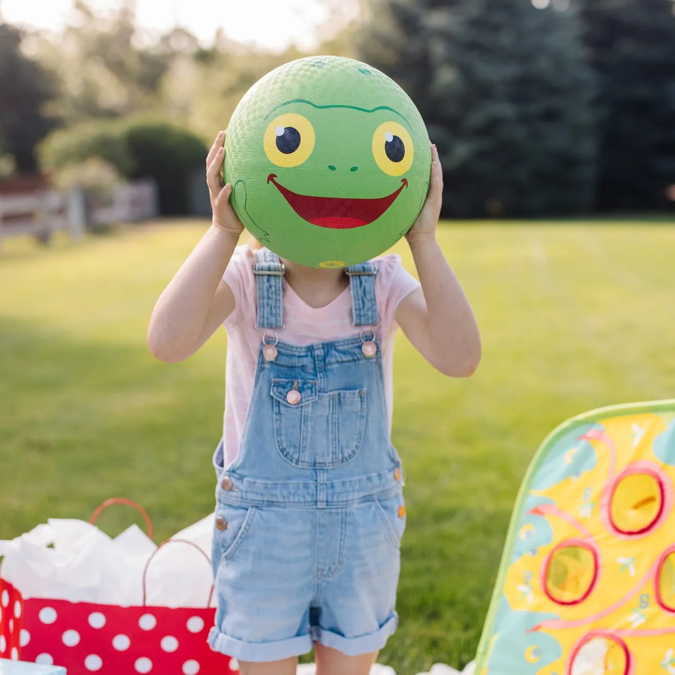 Melissa & Doug Froggy Kickball Froschball Gummi