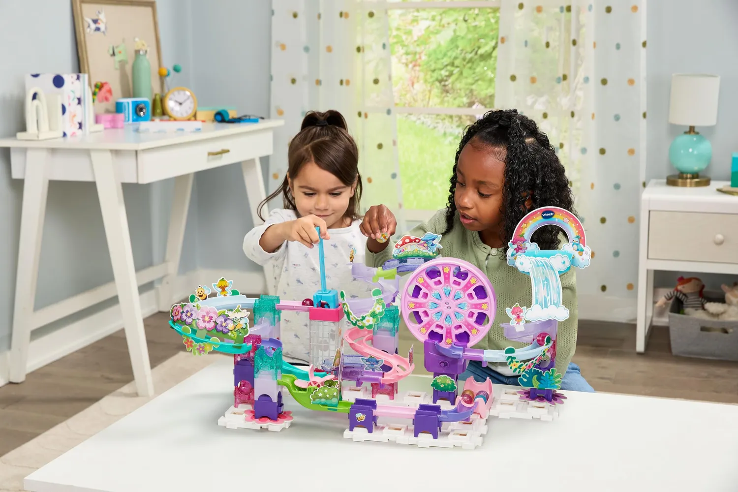 VTech Marble Rush Petal Power Kugelbahn 96-tlg Blumen