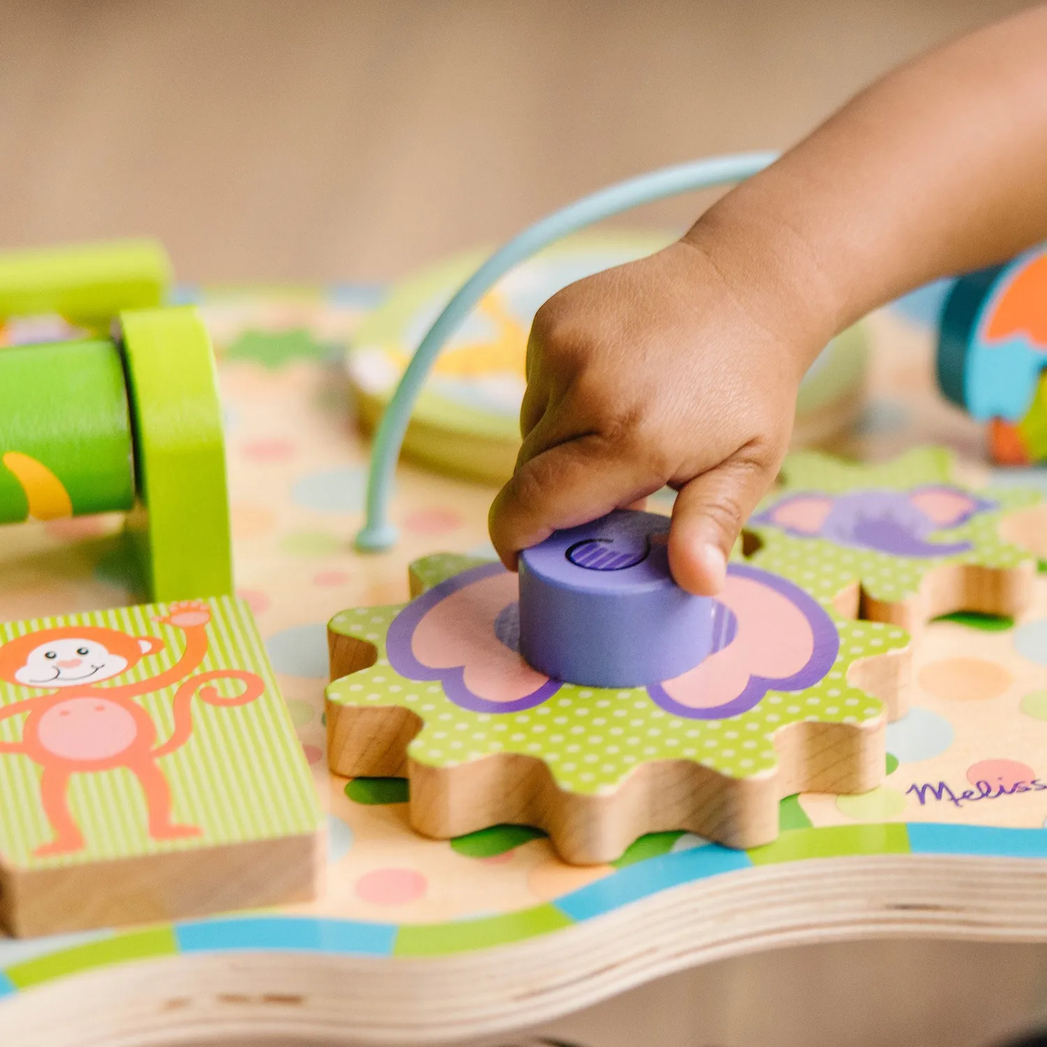 Melissa & Doug First Play Jungle Aktivitätstisch Holz