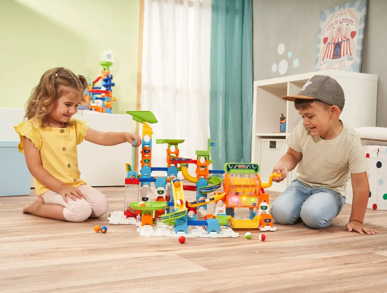 VTech Marble Rush Super Action Set L100 Kugelbahn interaktiv 99-tlg