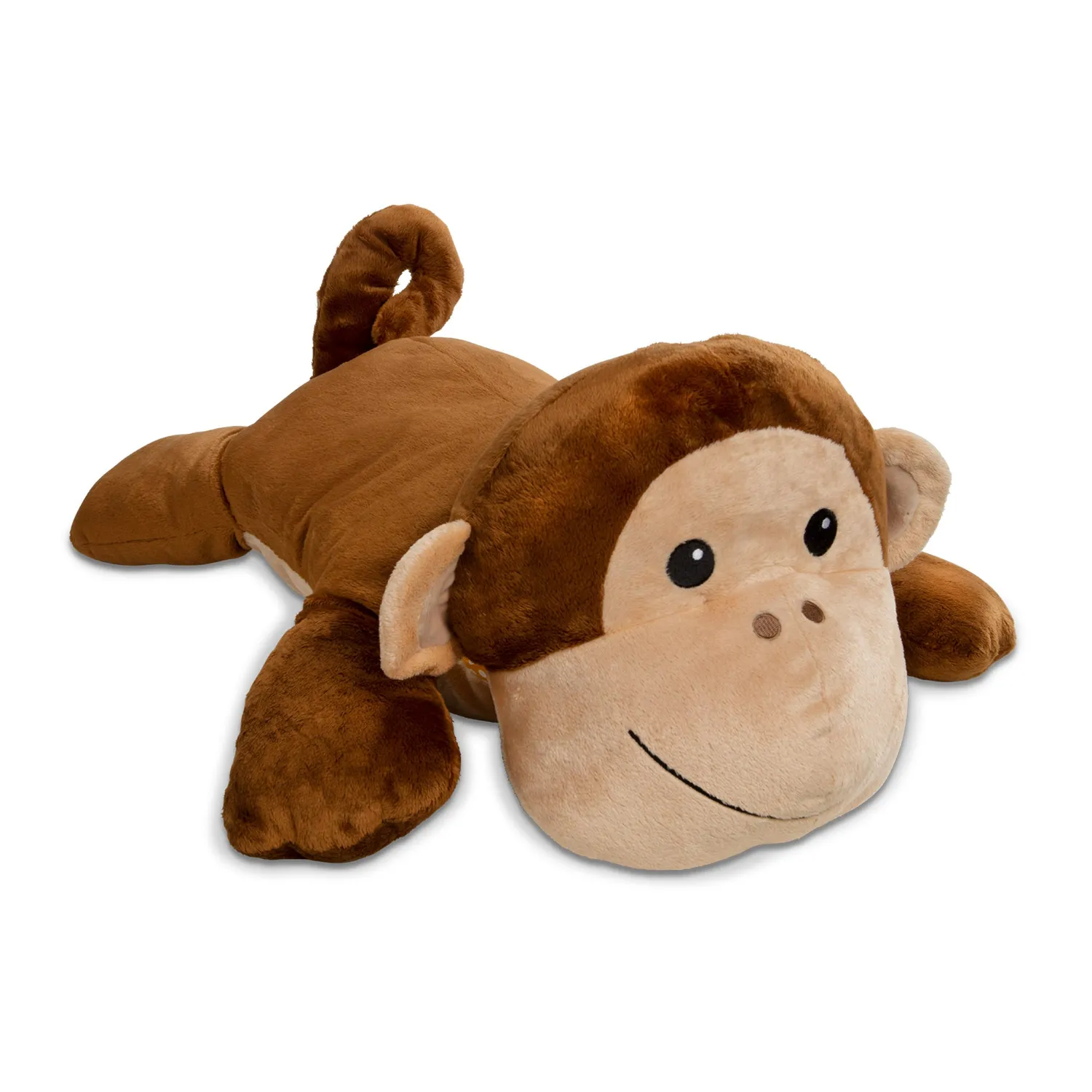Melissa & Doug Cuddle Monkey Plüschtier Jumbo braun 70 cm