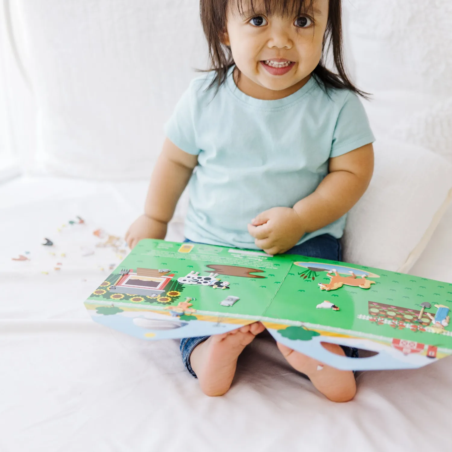 Melissa & Doug Puffy Sticker Bauernhof Sticker-Set On the Farm