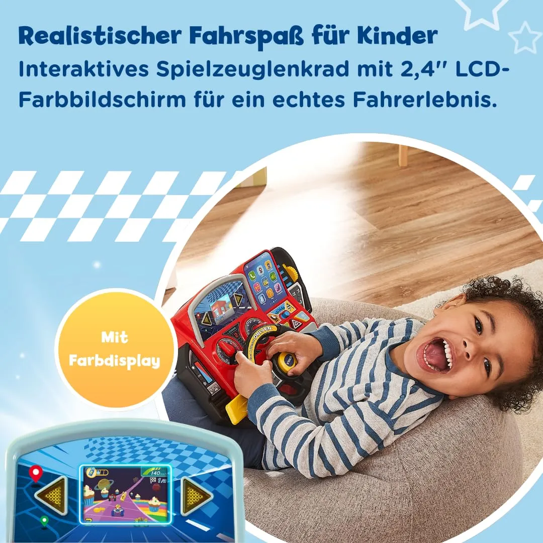 VTech Abenteuer Lernlenkrad LCD-Steuer 3-7 Jahre