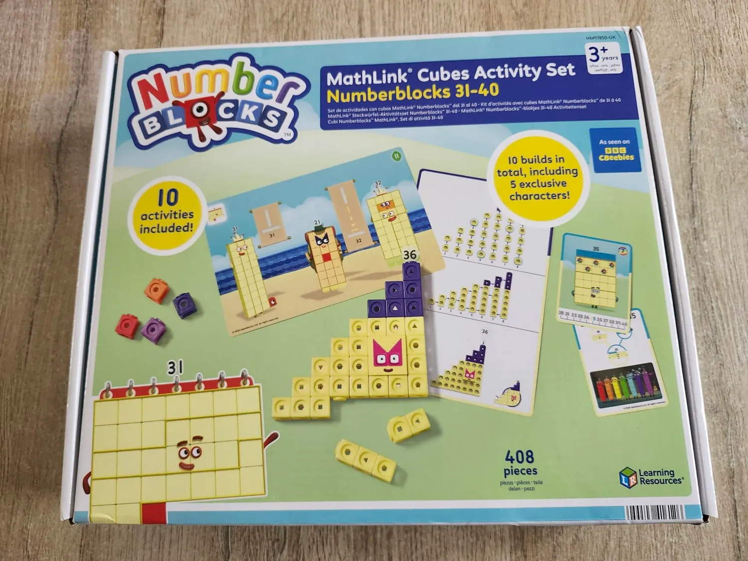 Learning Resources Numberblocks Kit Holzspielzeug 28 Teile Zählen