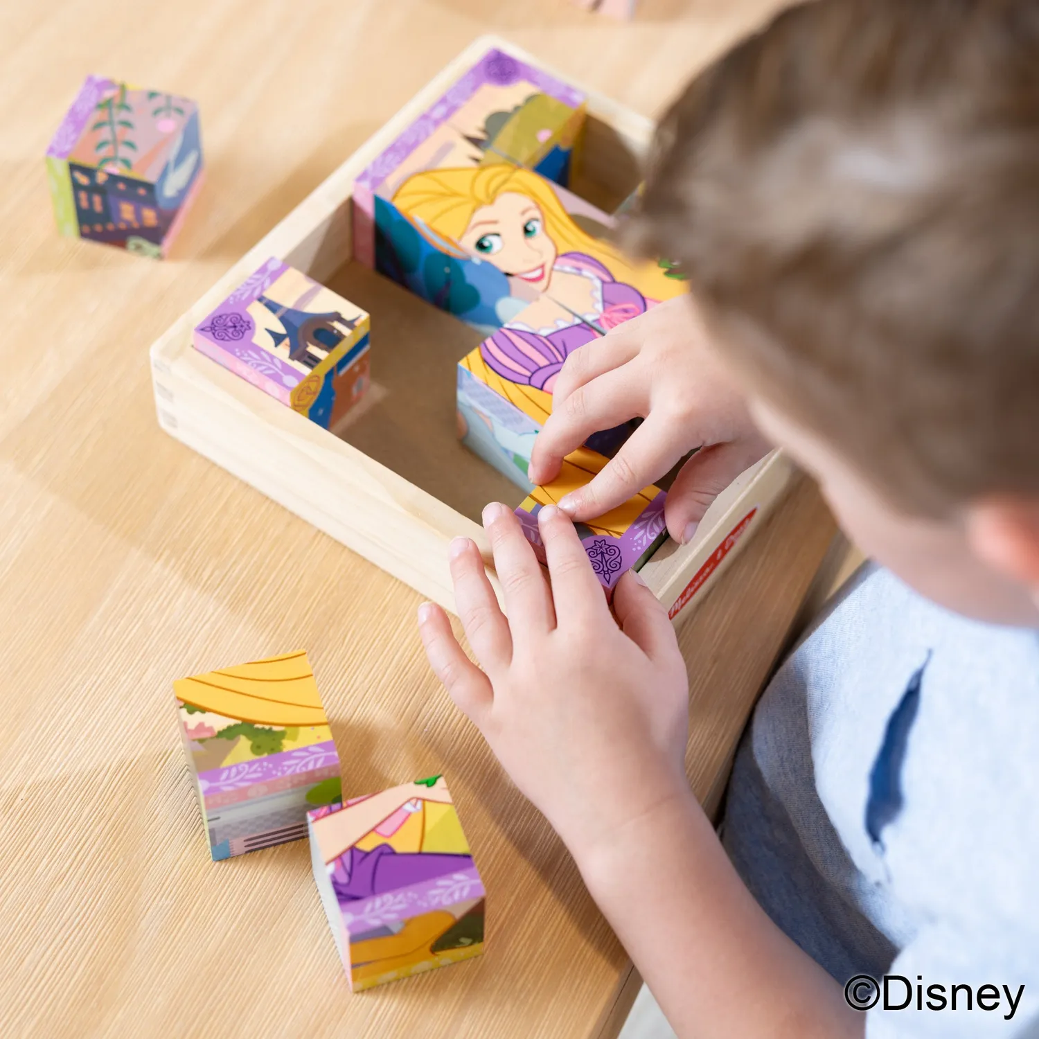Melissa and Doug Disney Princess Würfelpuzzle Holz