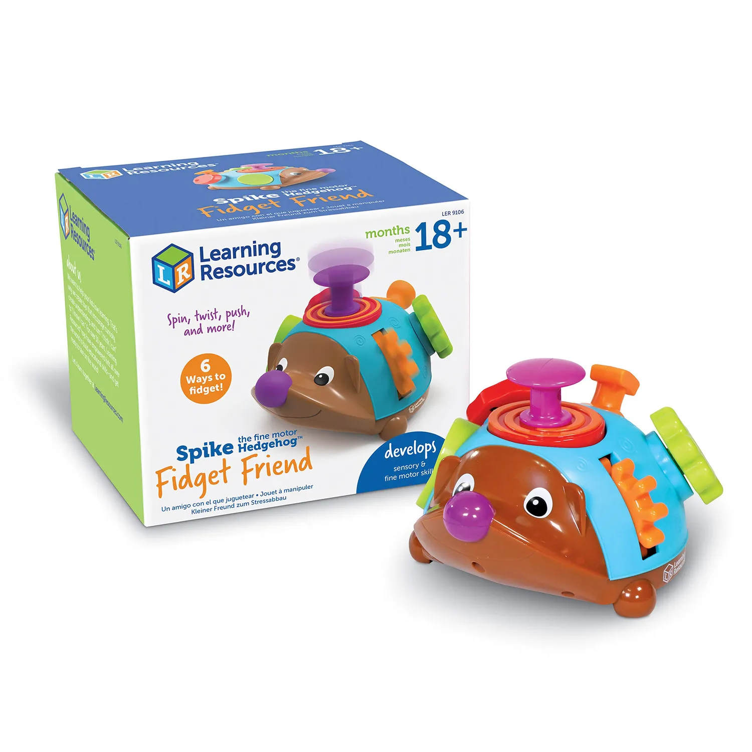 Learning Resources Spike der Igel Motorikspielzeug blau 12-teilig