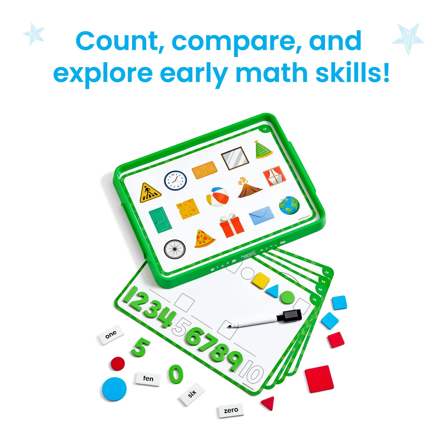 Learning Resources Zahlen & Formen Tablett Magnetspiel Vorschule
