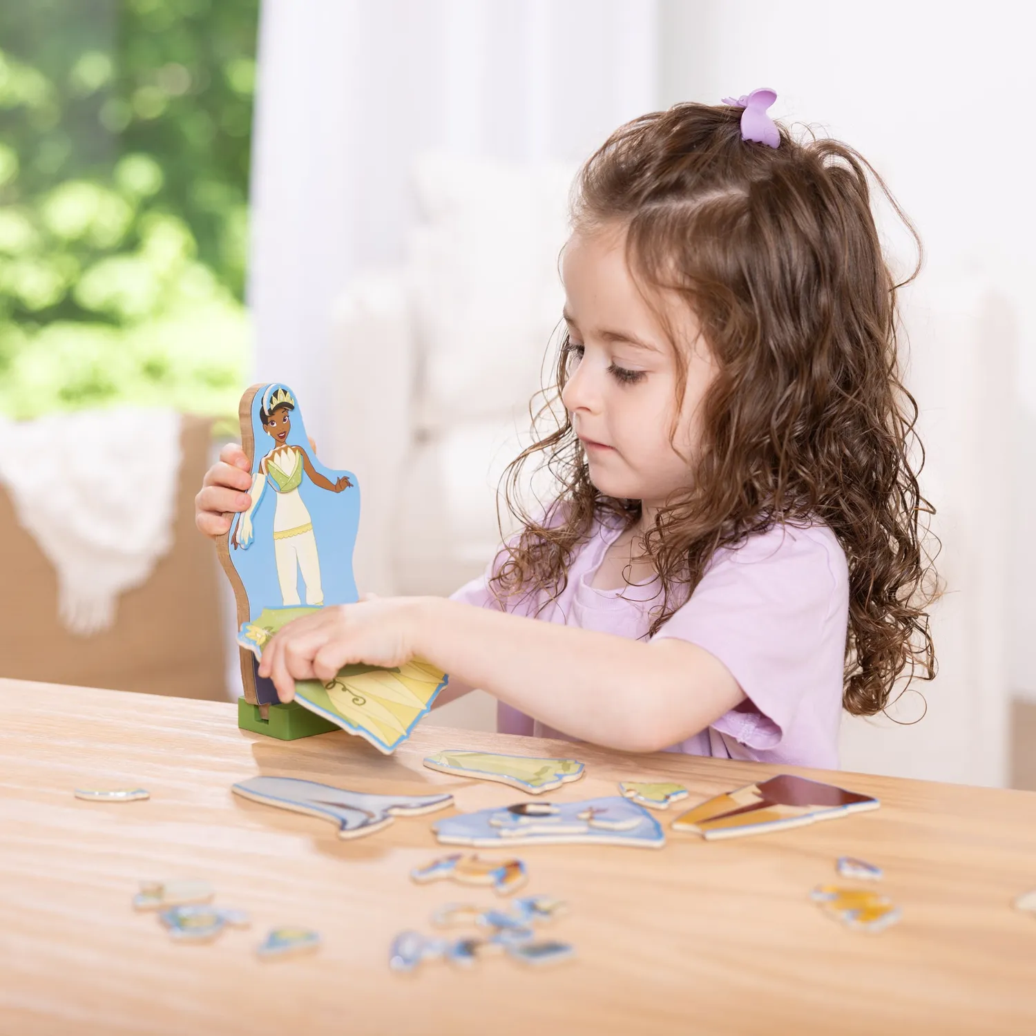 Melissa & Doug Disney Tiana Magnetspiel Holz 30-tlg ab 3 J