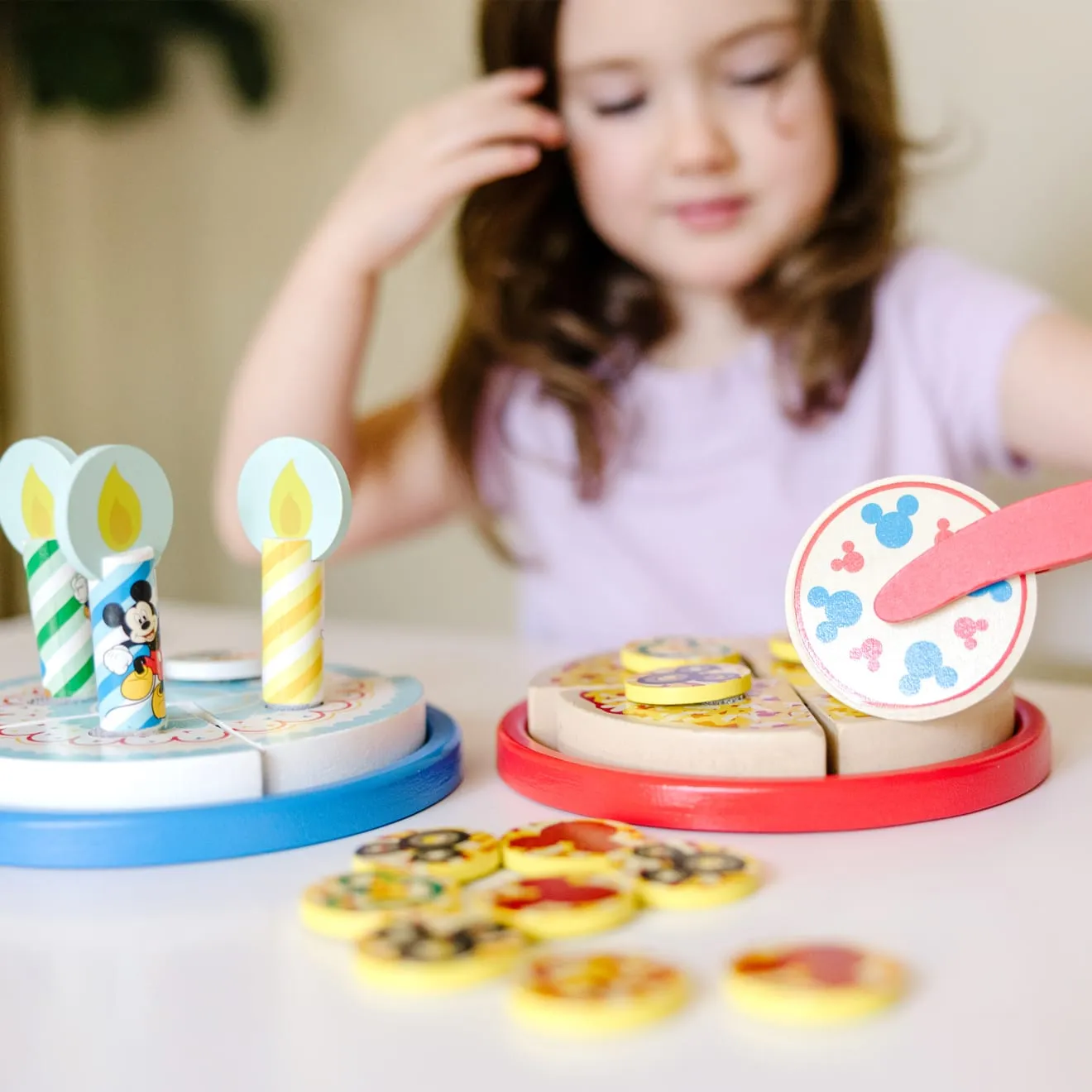 Melissa & Doug Mickey Mouse Pizza & Kuchen Spielset Holz