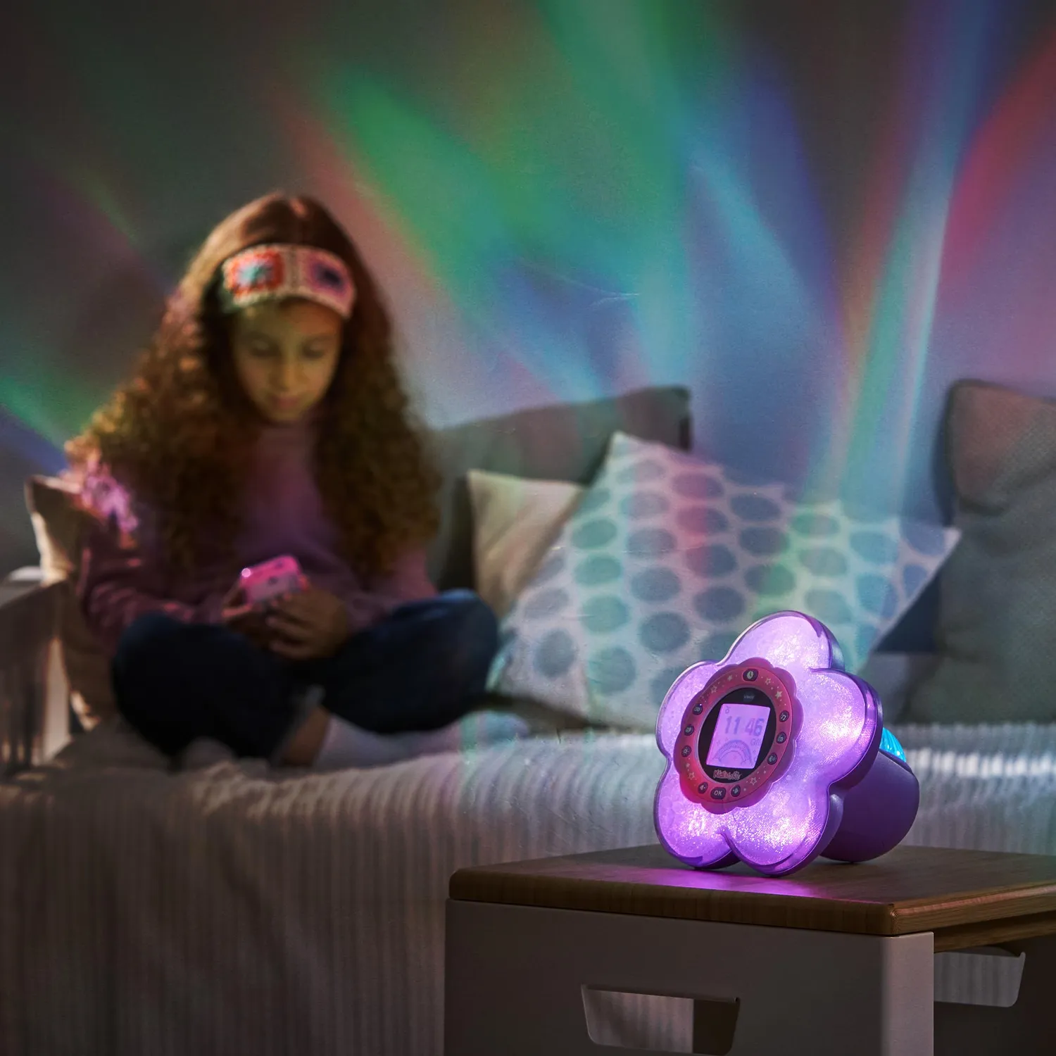 VTech KidiMagic Galaxy Light Kinderwecker Projektion