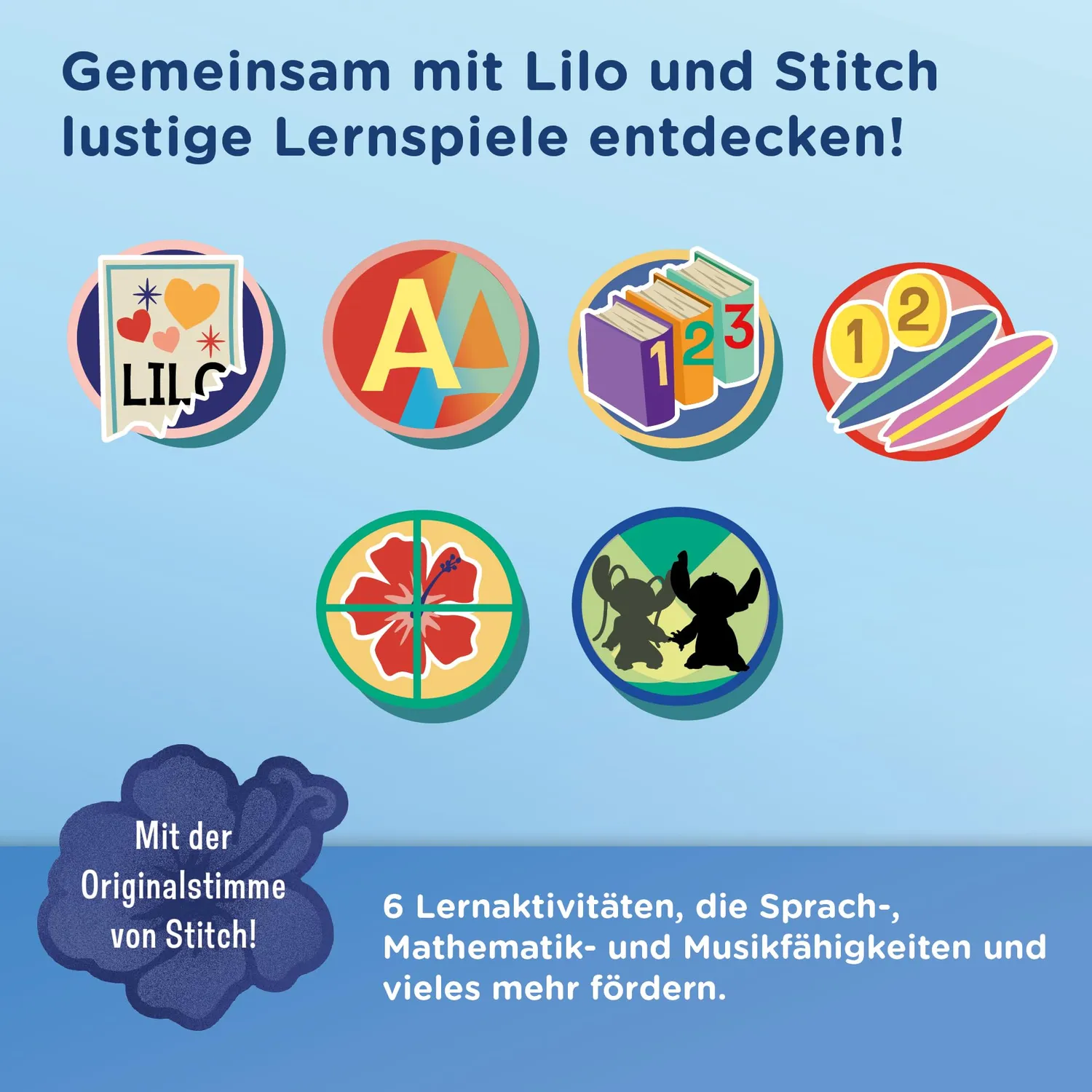 VTech Stitch Lerntablet 80-586104 Klavier 4-7 Jahre