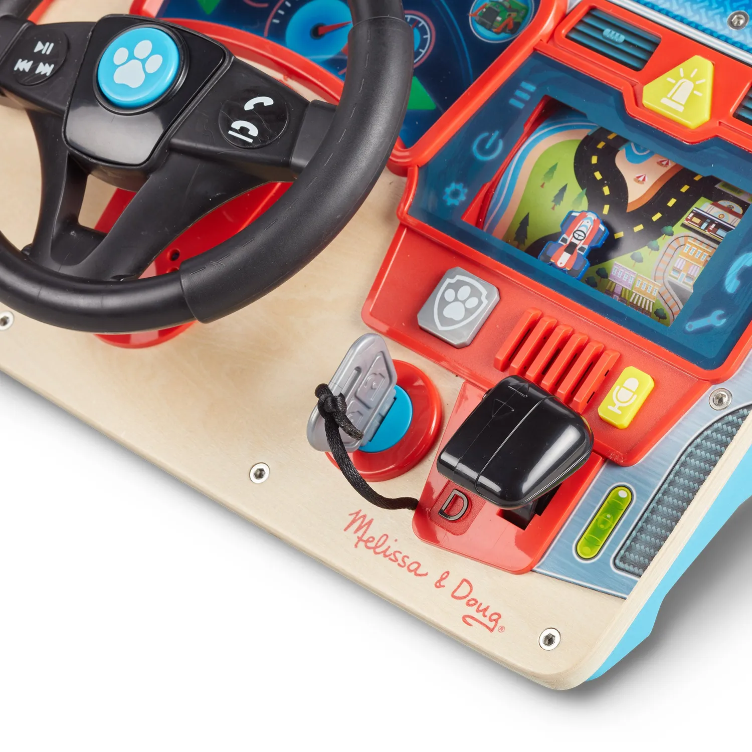 Melissa and Doug PAW Patrol Dashboard Holz Lenkrad