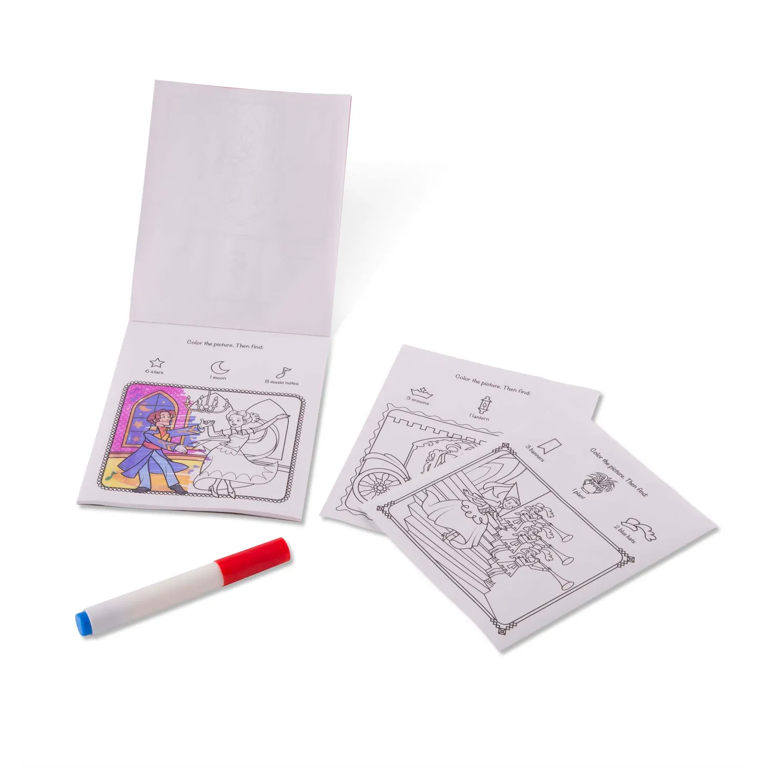 Melissa & Doug On the Go ColorBlast Malbuch Prinzessin Zauber