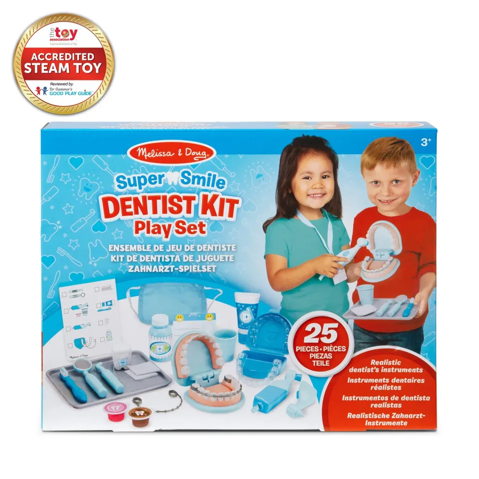 Melissa & Doug Super Smile Zahnarzt Spielset 25-teilig