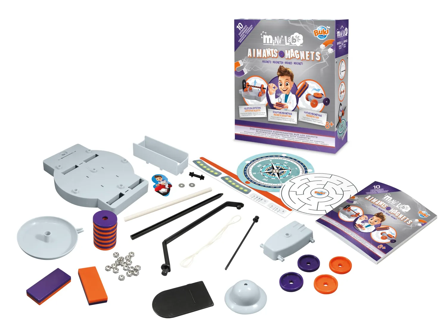 BUKI Mini Lab 3018 Magnete Experimentierkasten ab 8 Jahren