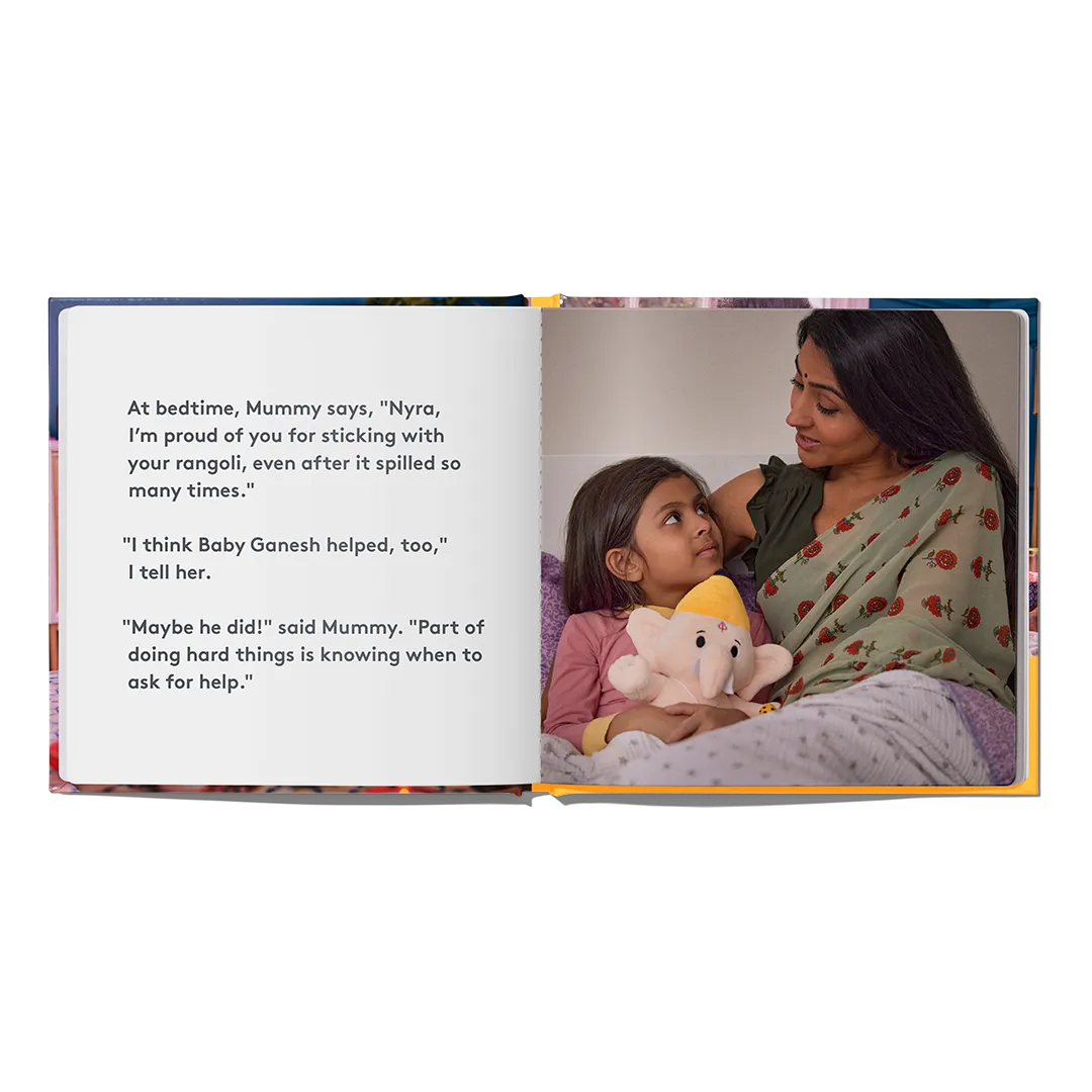 Lovevery Nyra's Diwali Buch Bilderbuch Dranbleiben