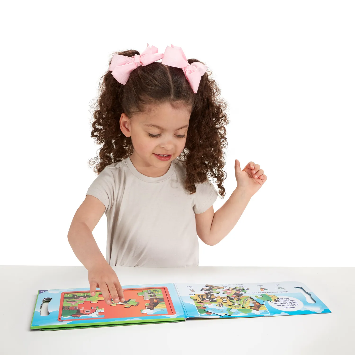 Melissa & Doug Take-Along Bauernhof Magnetpuzzle 2x15-tlg