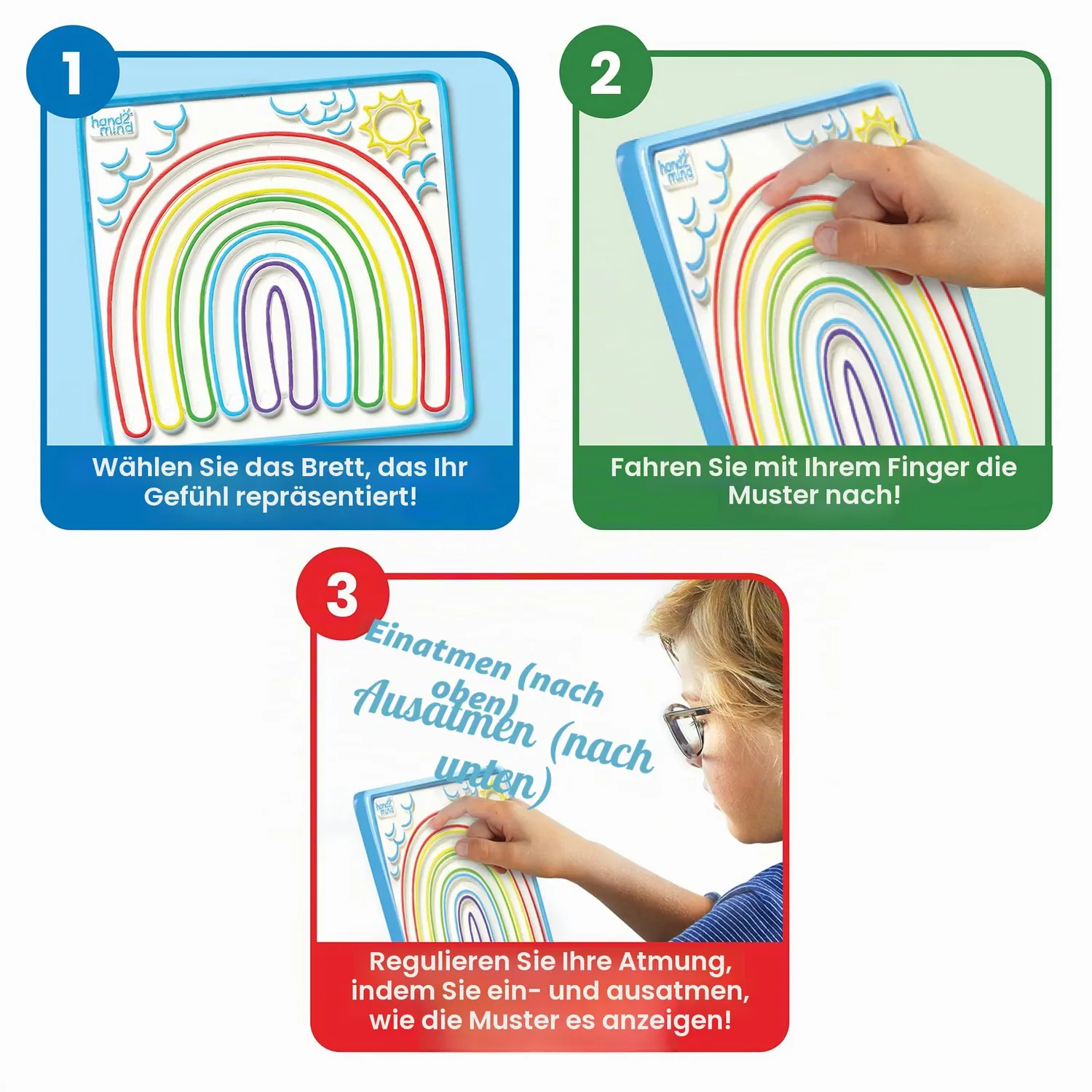 Learning Resources Achtsamkeitslabyrinth Atemtafeln Beruhigung 6 Motive