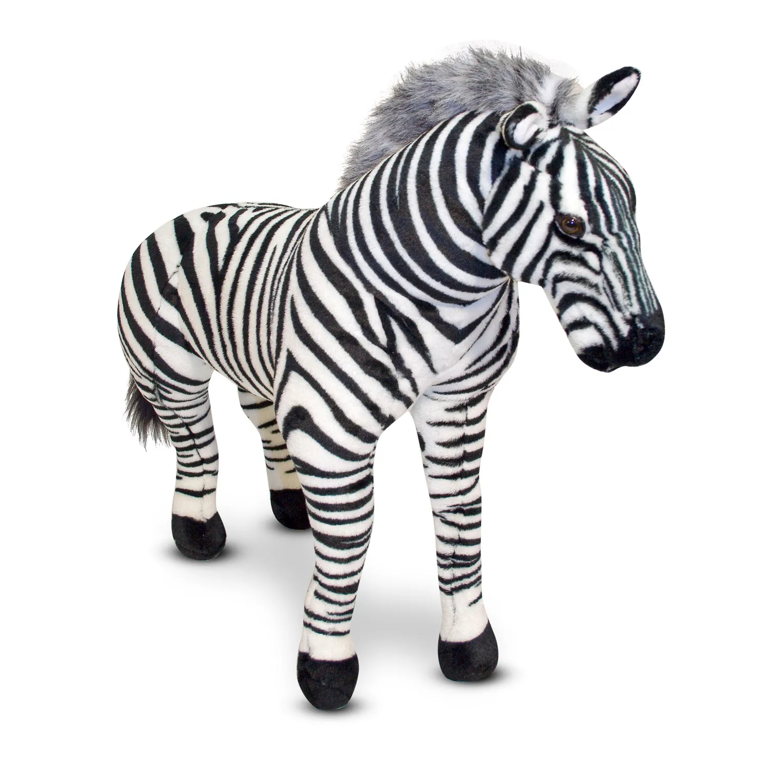 Melissa & Doug Zebra Plüschtier stehend riesig ab 3 Jahre