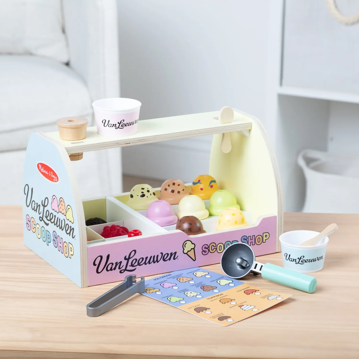 Melissa & Doug Van Leeuwen Eisdiele Holz Spielset Bundle