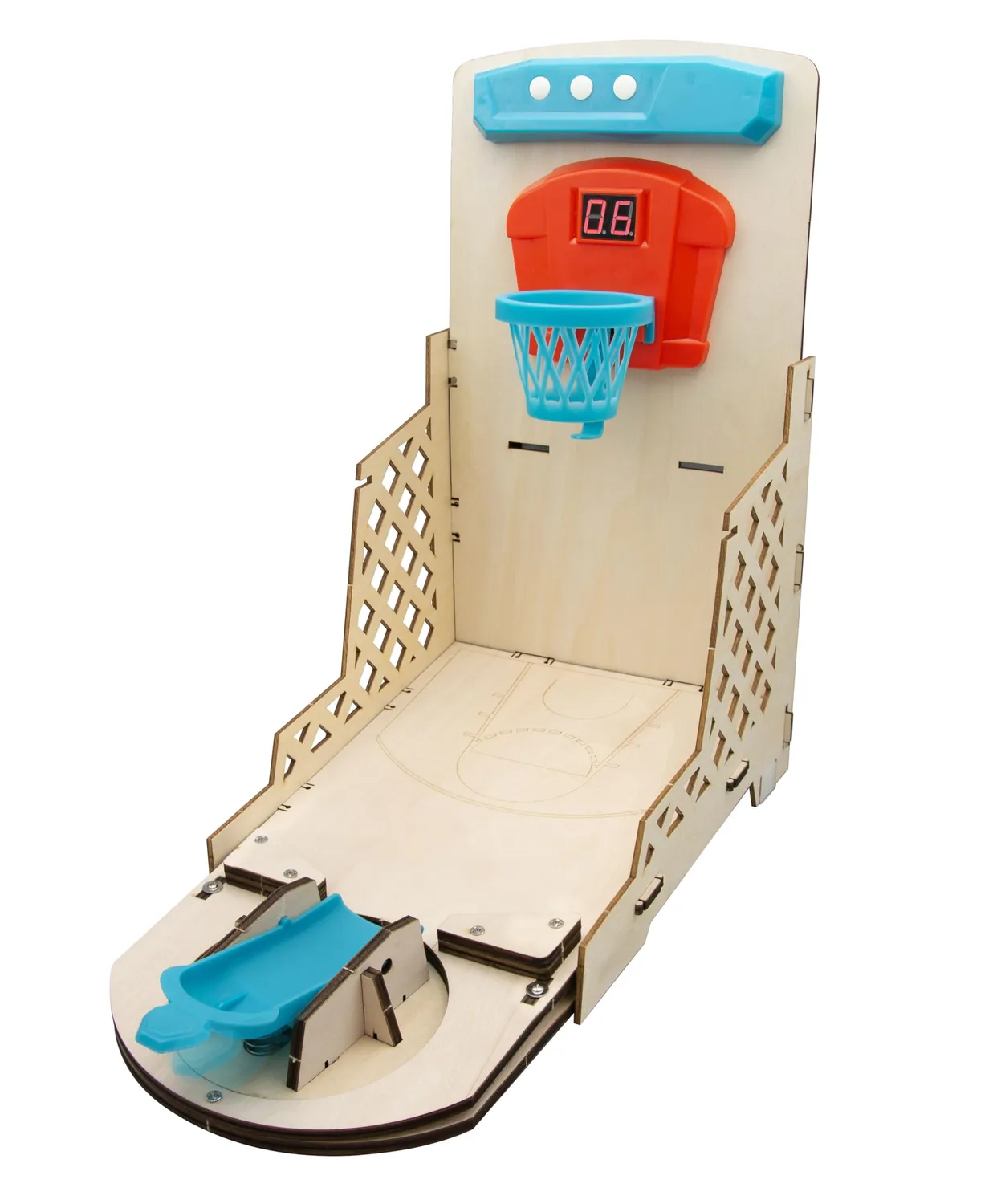 Buki 2151 Elektronischer Basketballkorb Bausatz ab 8 Jahren