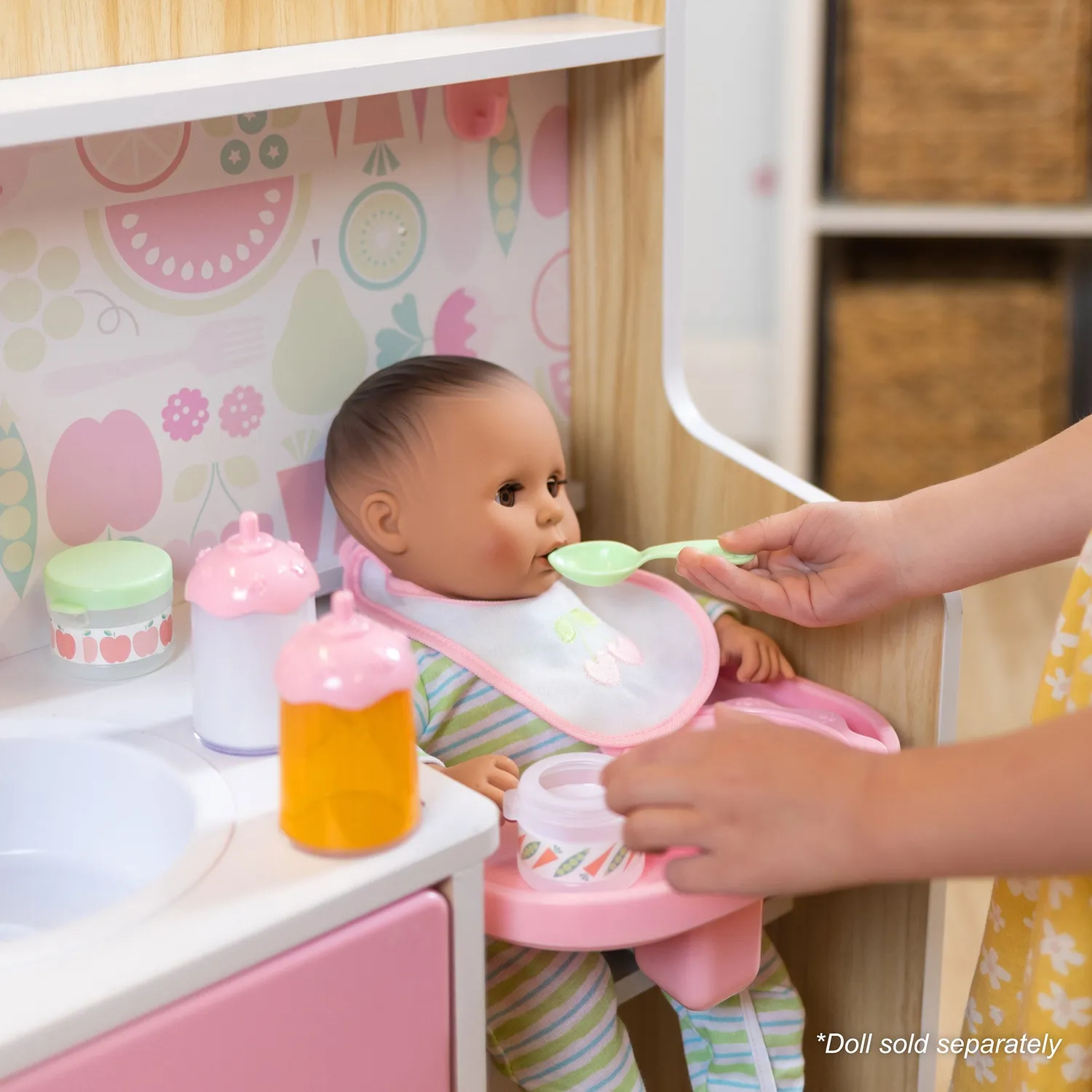 Melissa & Doug Baby Care Center Puppen Pflegestation Holz