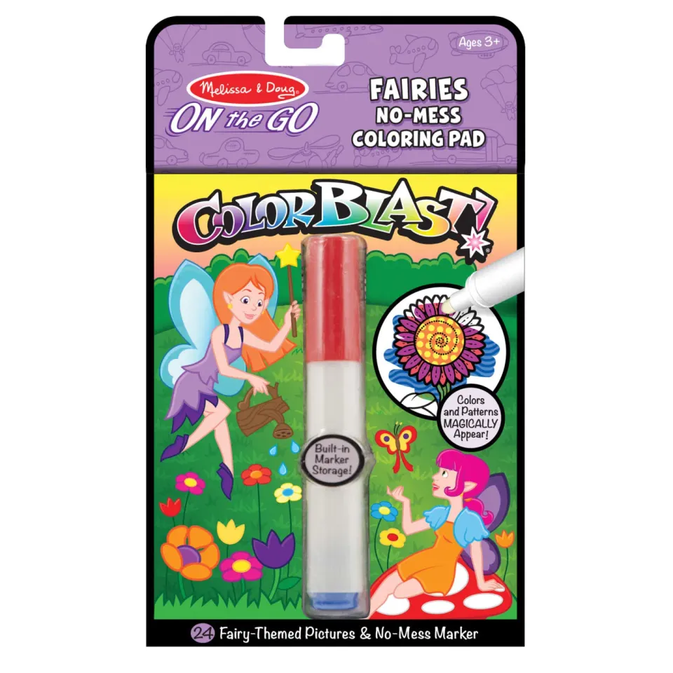 Melissa & Doug On the Go ColorBlast Fairies Malblock Feen