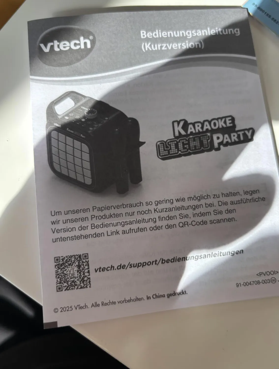 VTech Karaoke Light Party Bluetooth 2 Mikrofone Kinder
