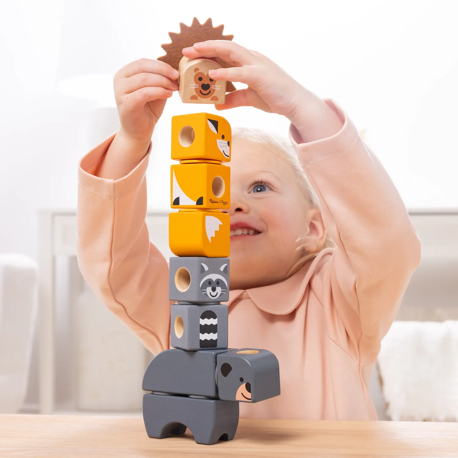 Melissa & Doug Blockables Farm Woodland Bausteine 2er-Set Holz